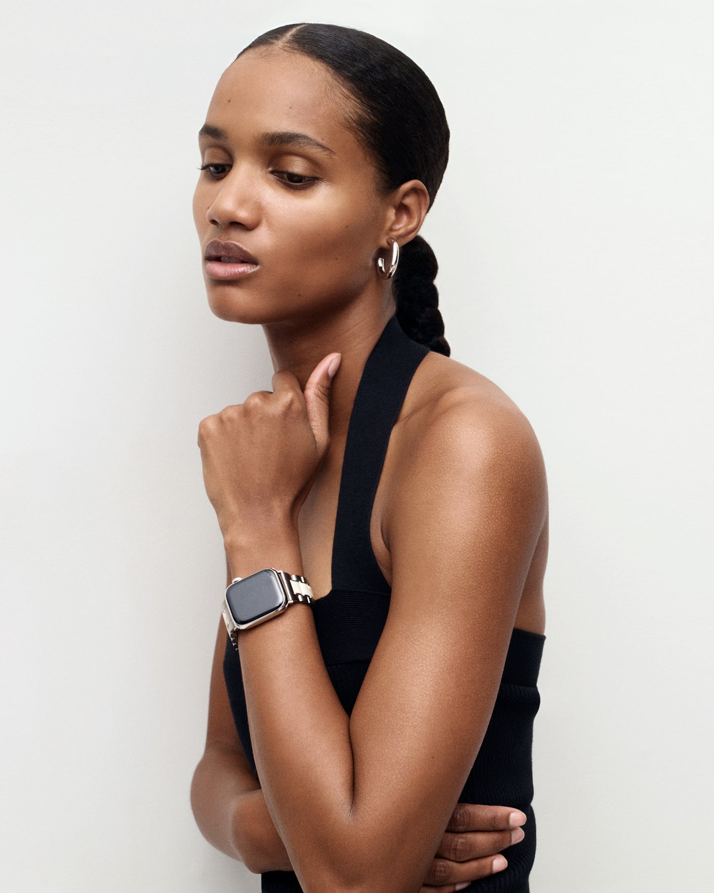 Boyfriend Watch Band in Gold / Tiger's Eye