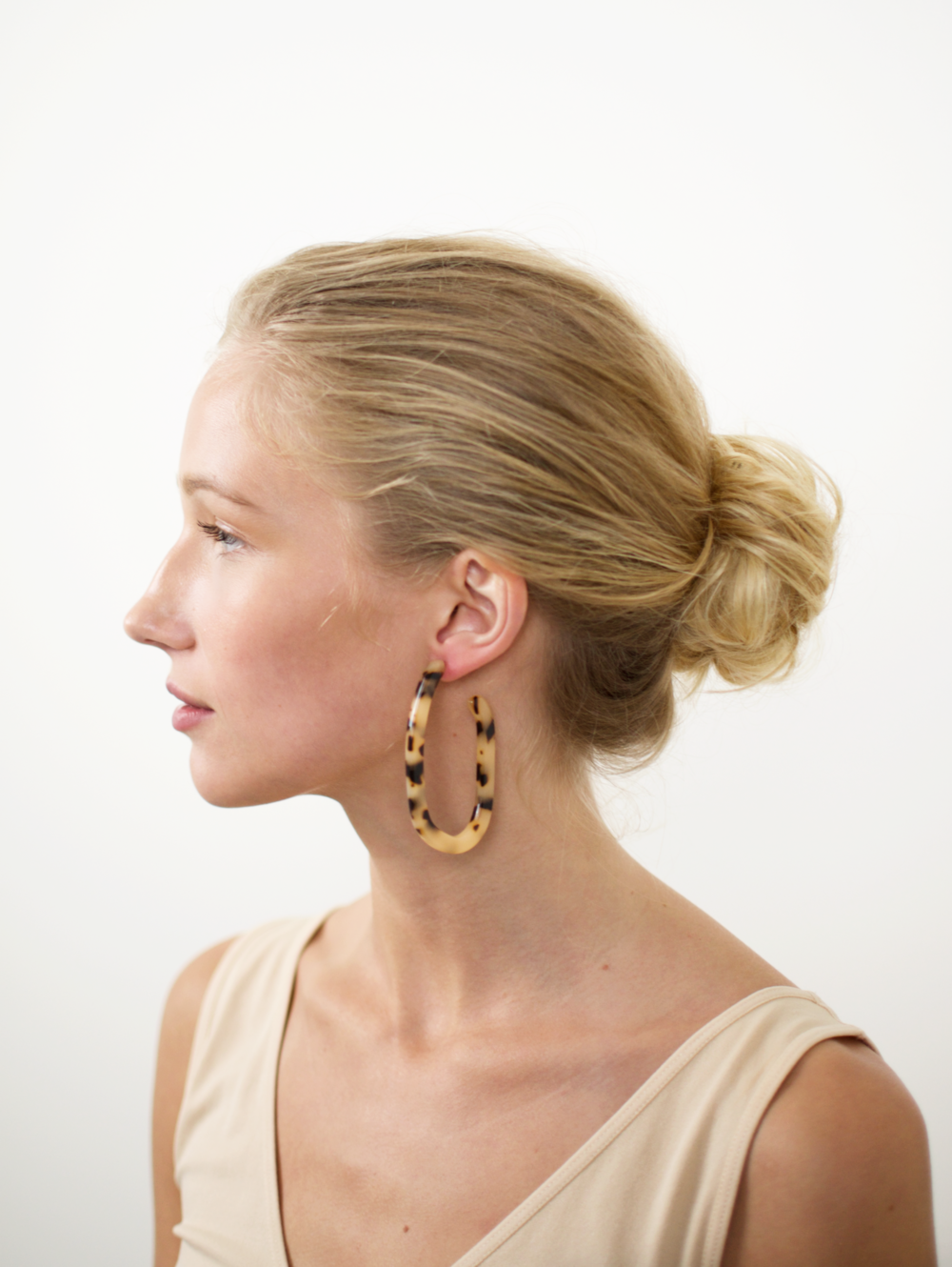 Margot Hoops in Riviera Stripe