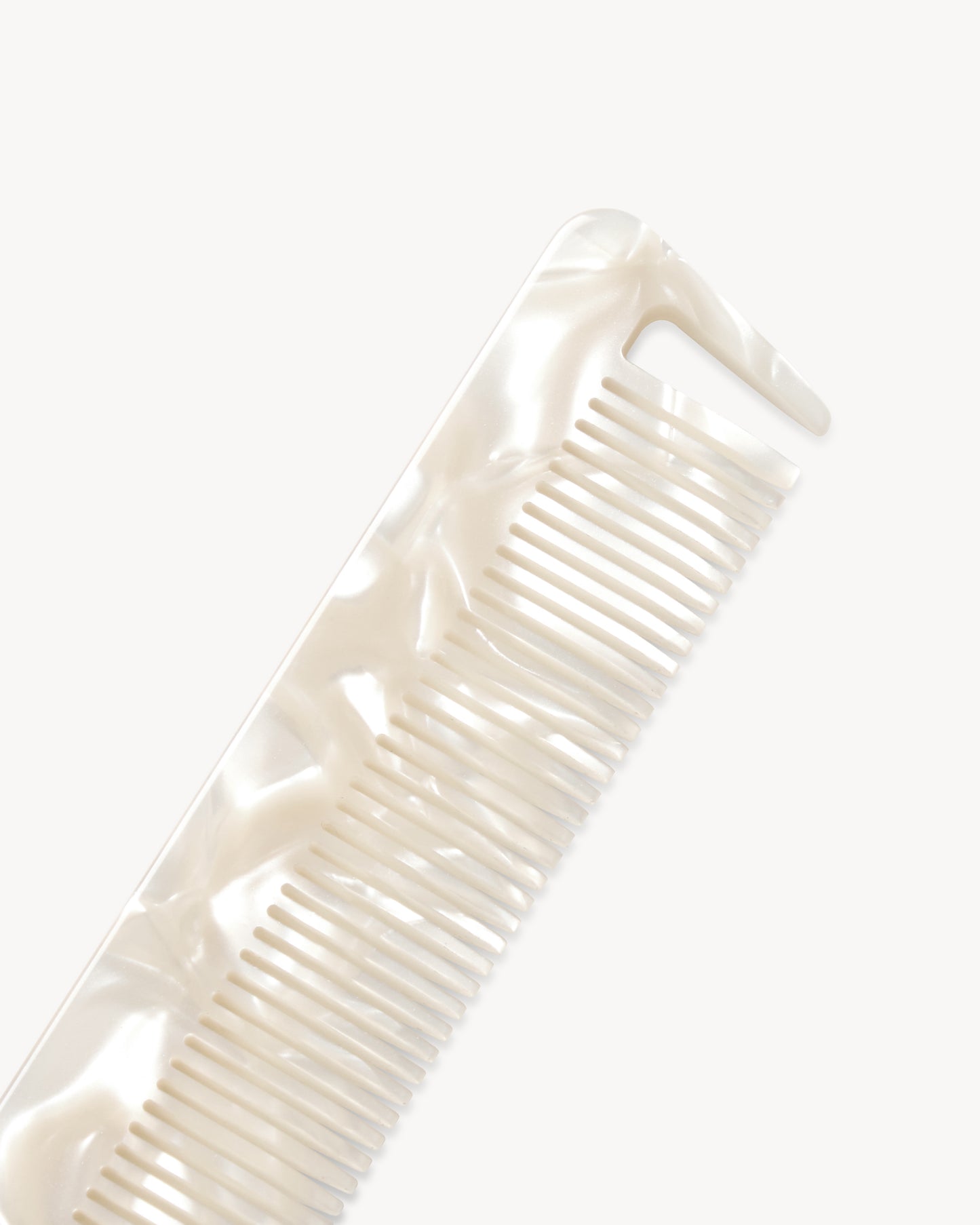 No. 5 Comb in White Shell