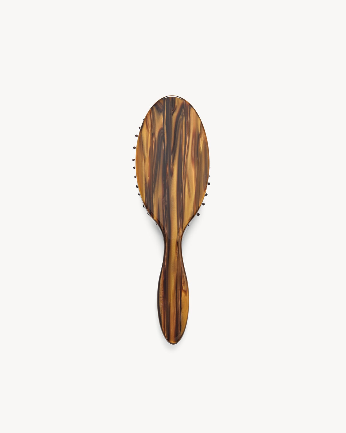 Travel Detangling Hair Brush in Tiger's Eye