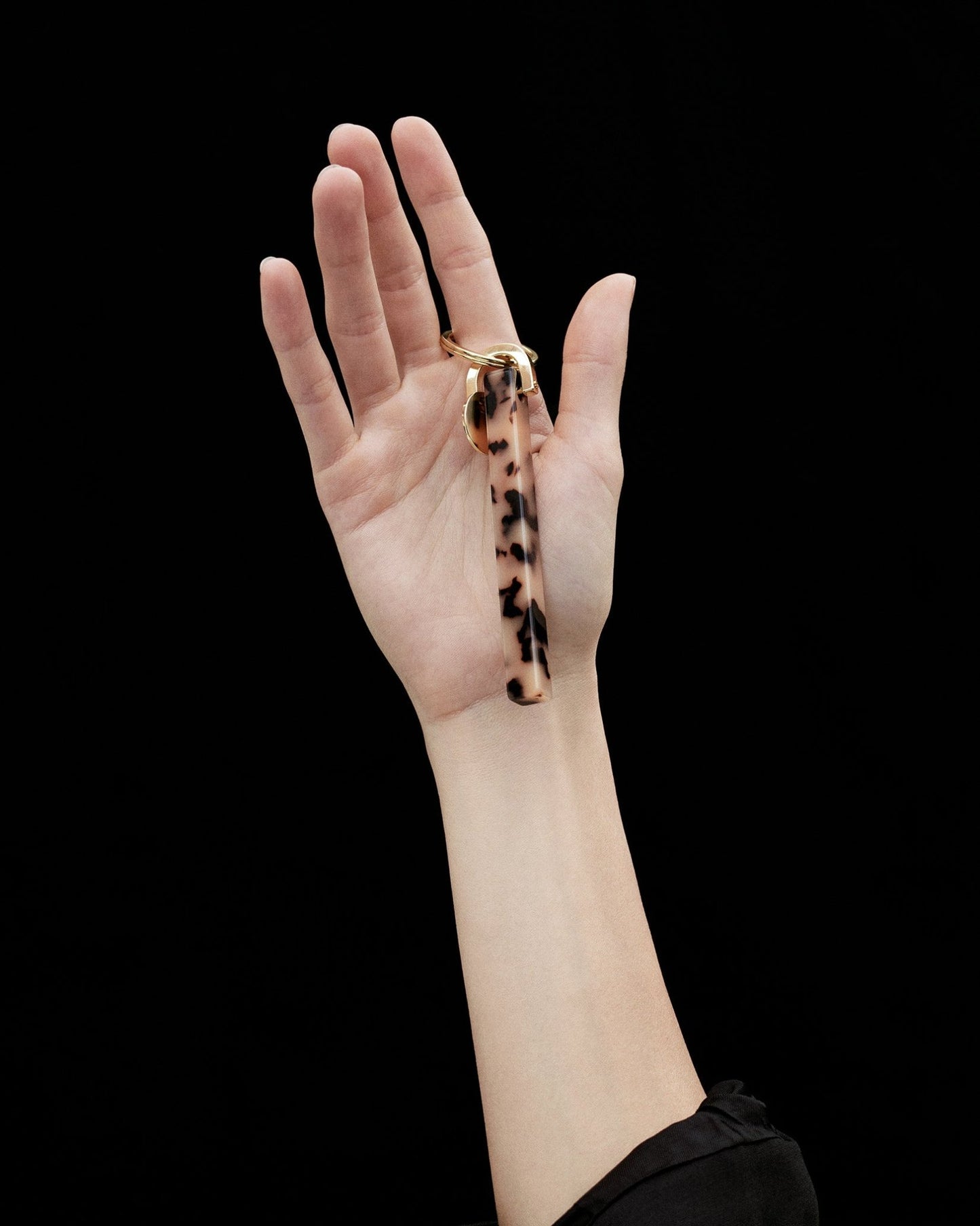 Bar Keychain in Tiger's Eye - Gold - MACHETE