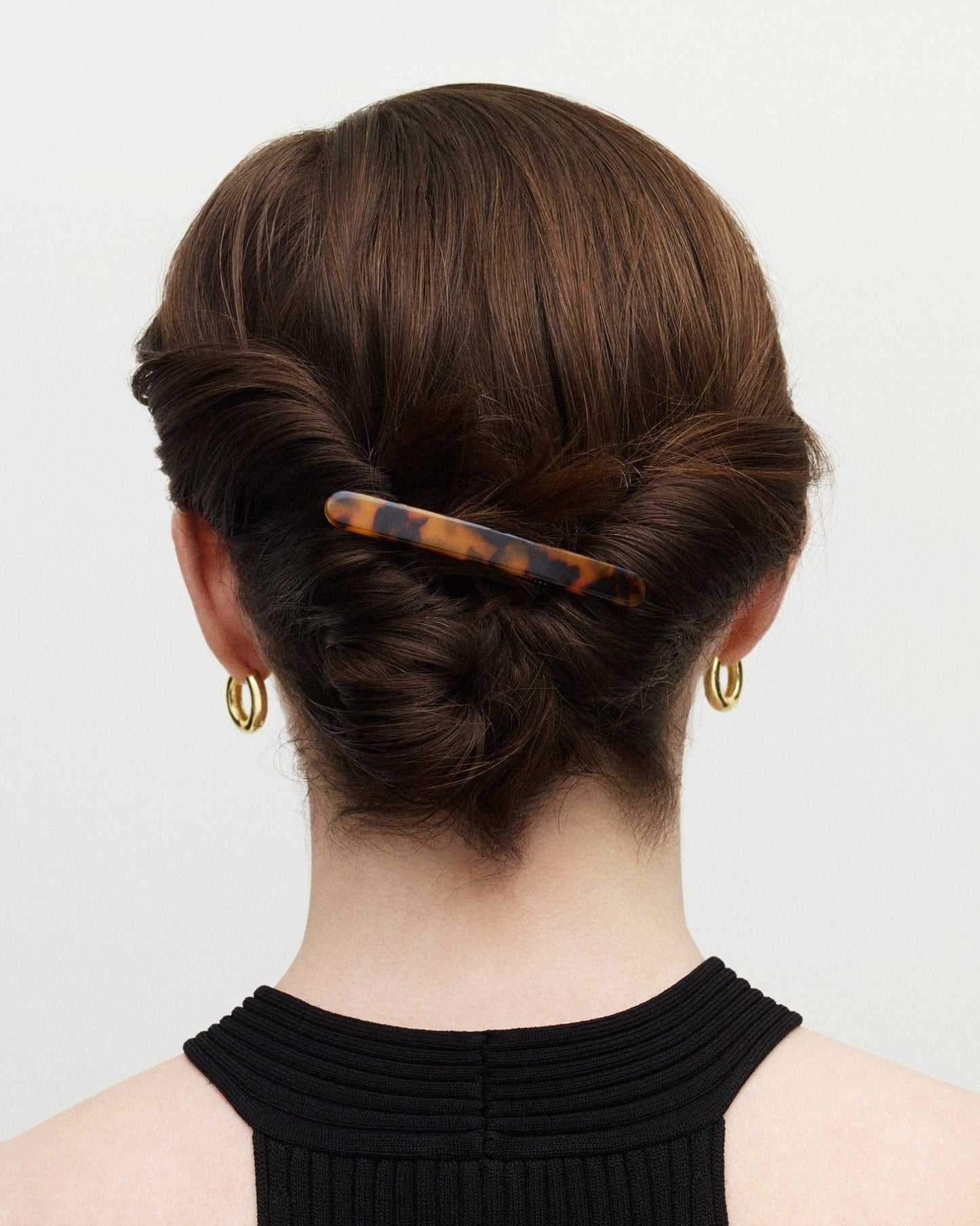 Midi Paris Barrette in Midnight Horn - MACHETE