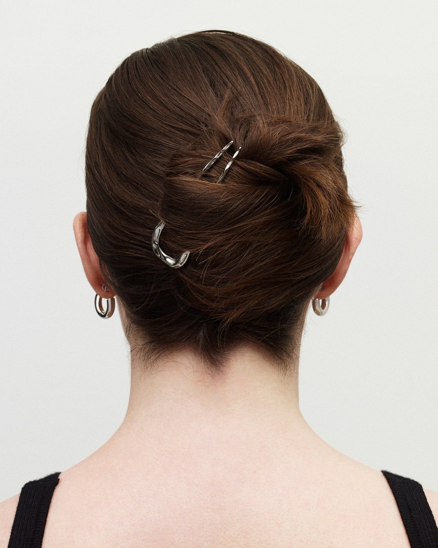 Petite Oval French Hair Pin in Gold - MACHETE