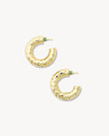 1.25" Perfect Crunch Hoops in Gold