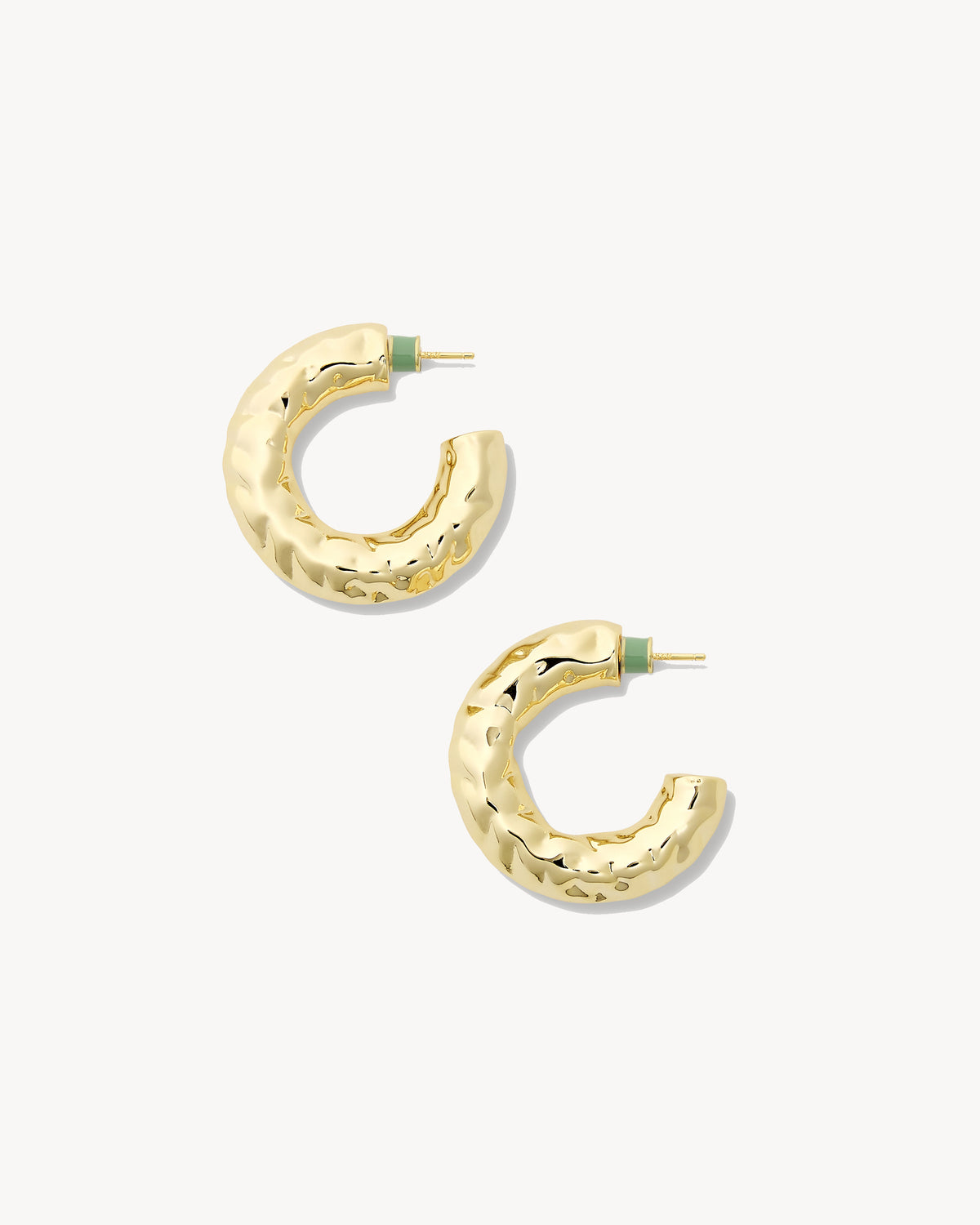 1.25" Perfect Crunch Hoops in Gold