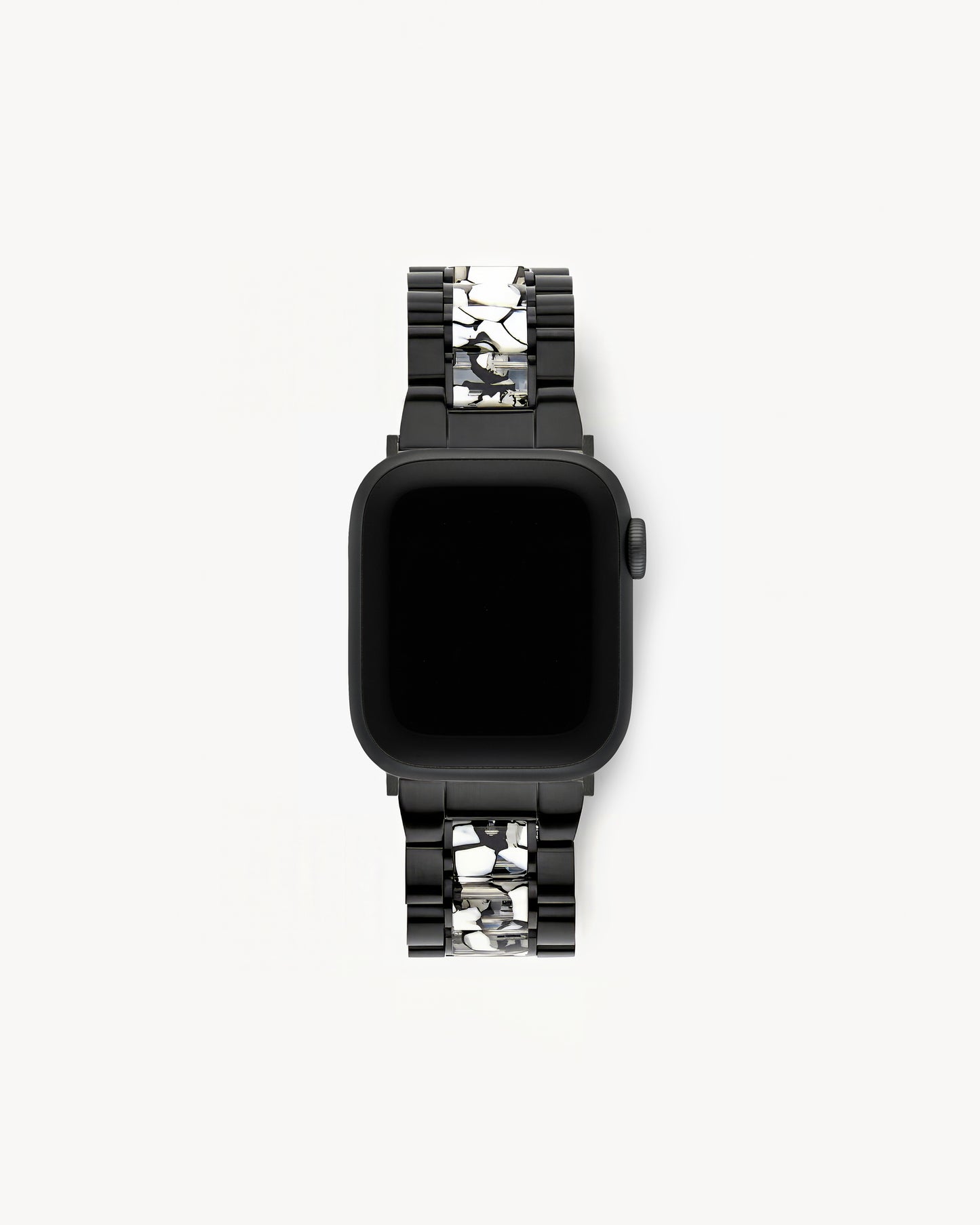 Apple Watch Band Matte Black in Shattered Marble