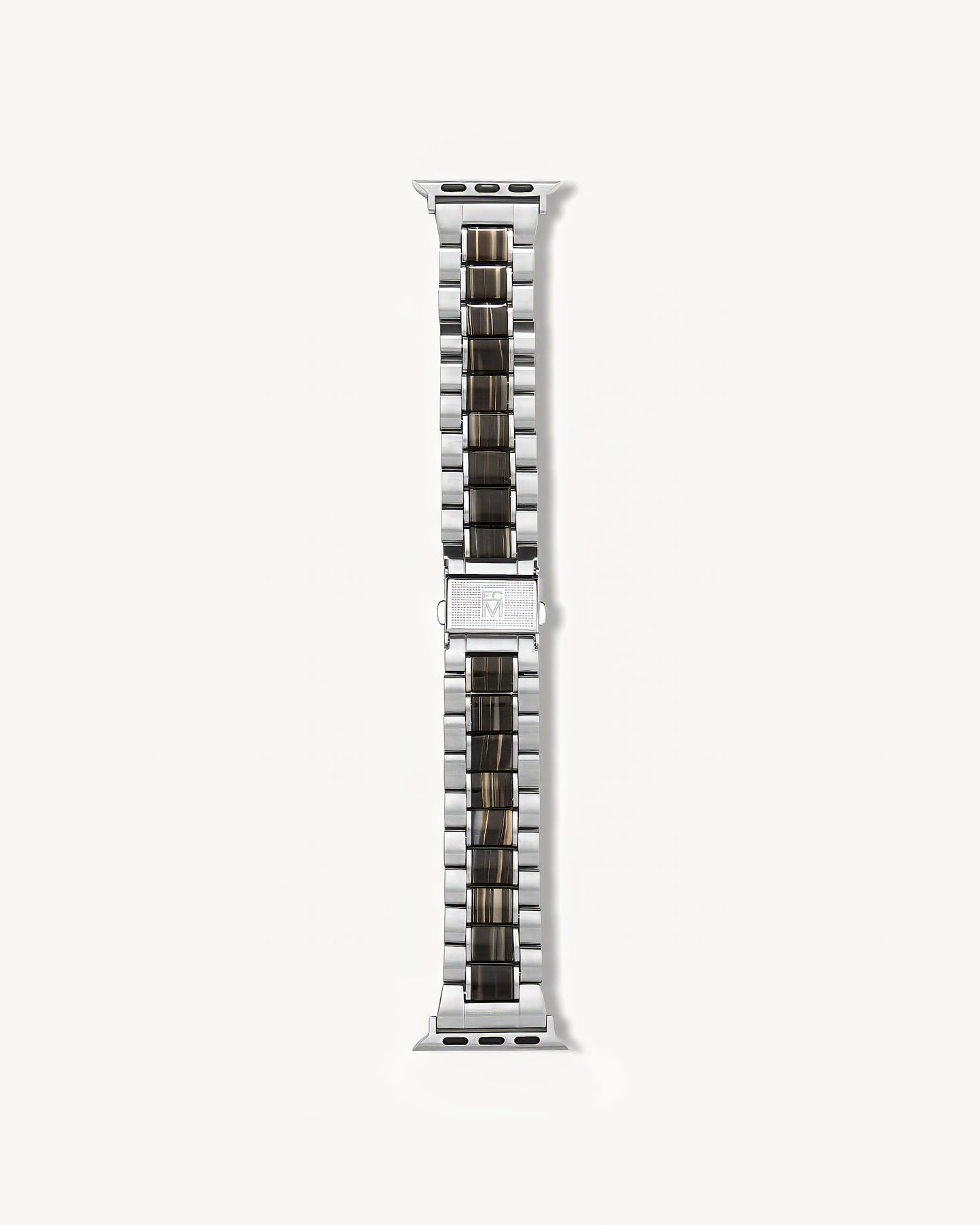 Apple Watch Band Silver in Black Pearl