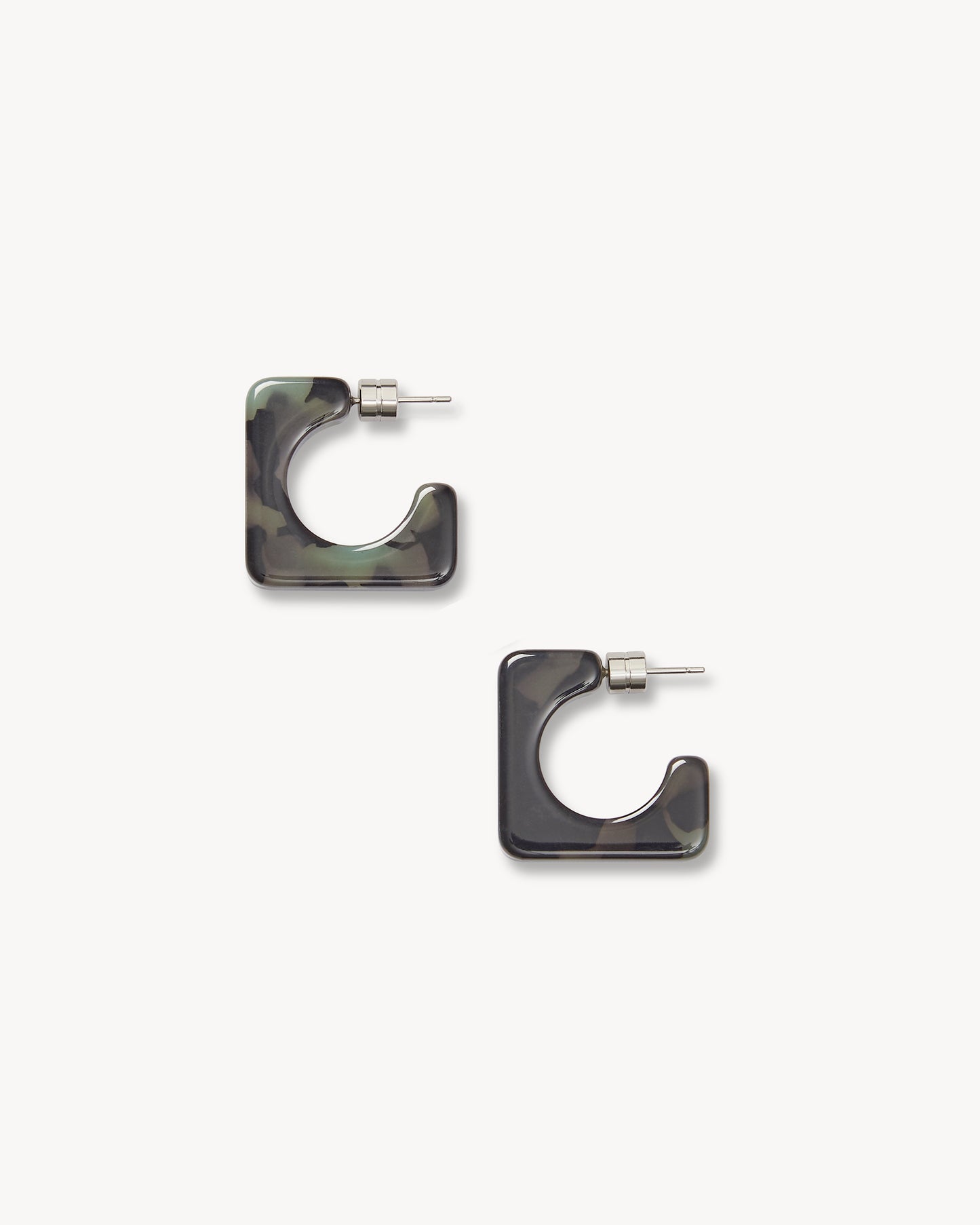 Atlas Hoops in Fog Tortoise