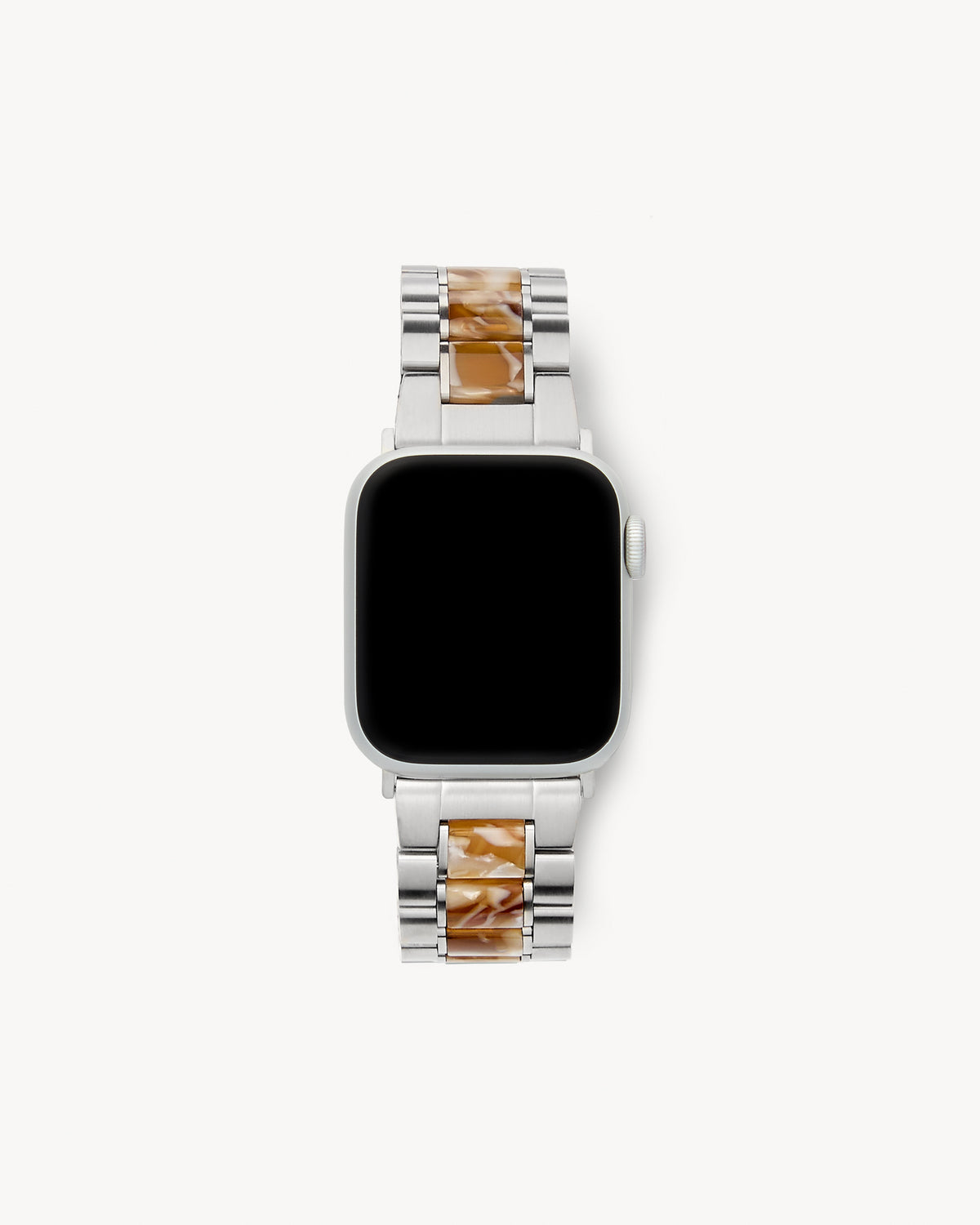 Boyfriend Apple Watch Band in Silver / Baja Tortoise