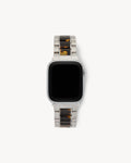 Boyfriend Apple Watch Band in Silver / Dark Tortoise