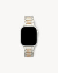Boyfriend Apple Watch Band in Silver / Sand Shell