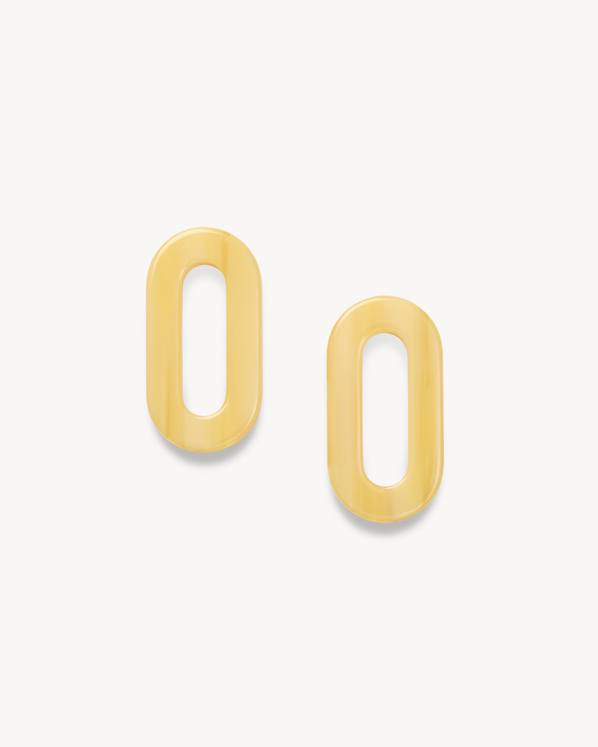 Chunky Link Charms in Naples Yellow