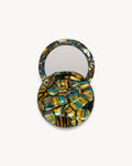 Circle Mirror in Green Tortoise