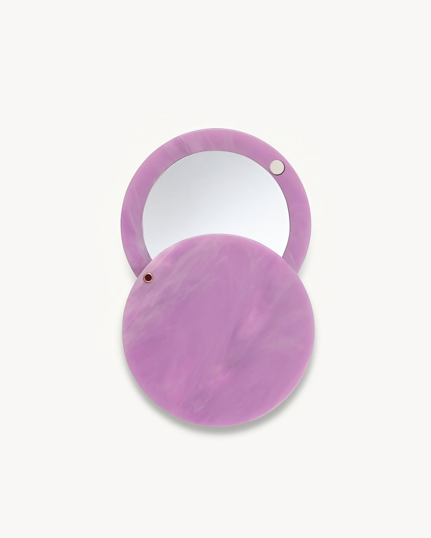 Circle Mirror in Orchid