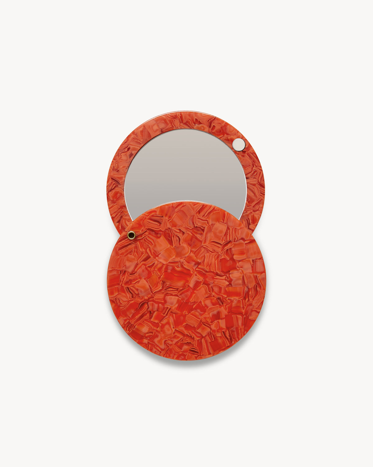 Circle Mirror in Poppy