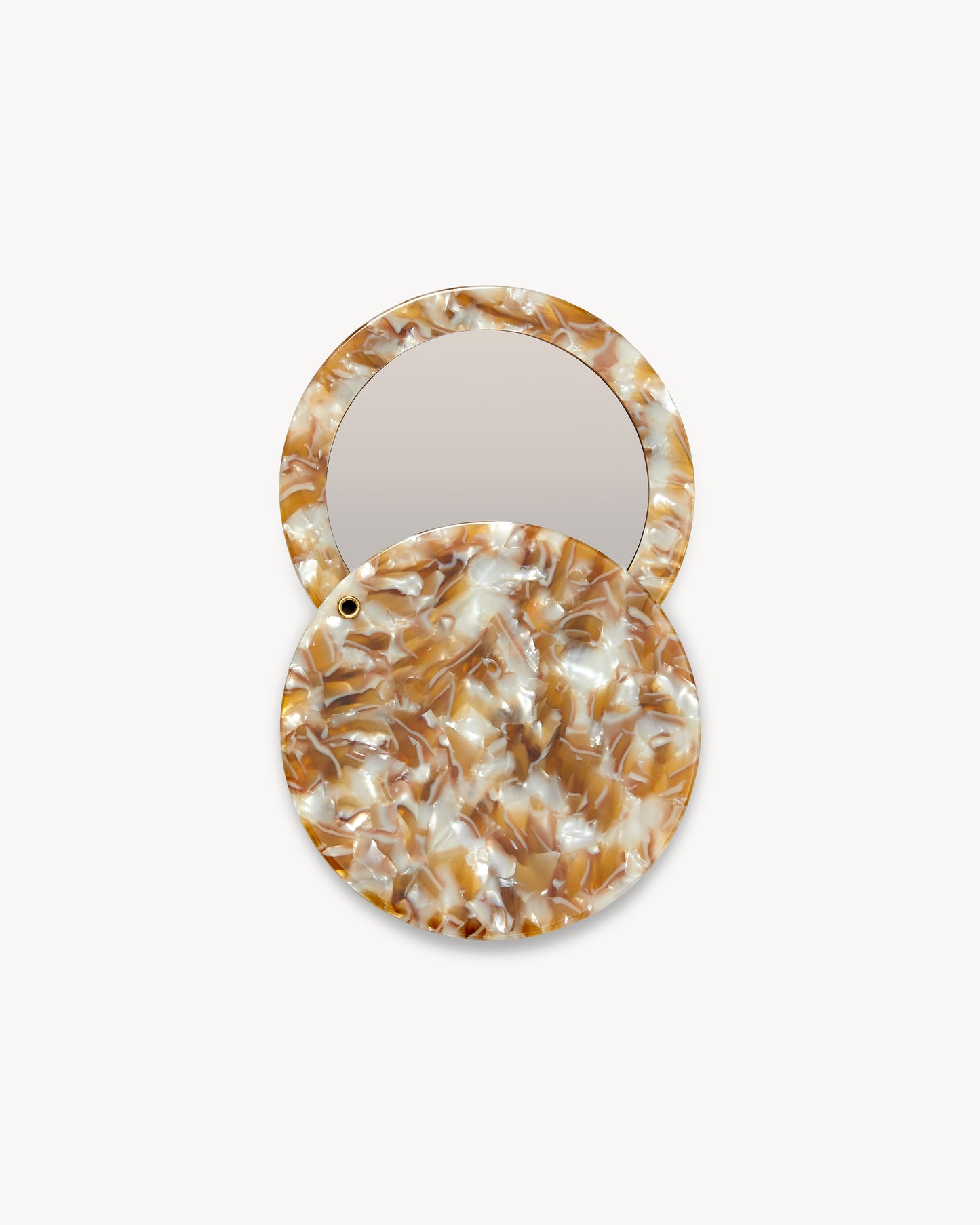 Circle Mirror in Baja Tortoise