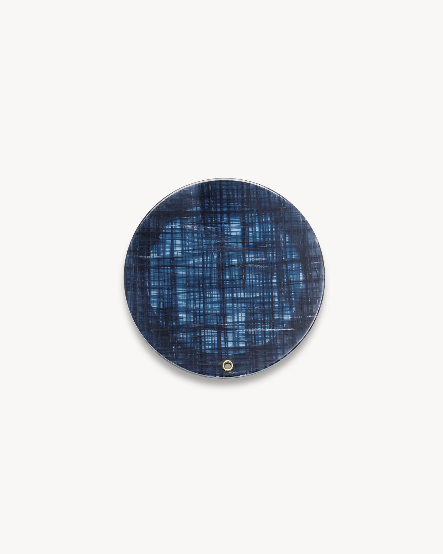 Circle Mirror in Chambray