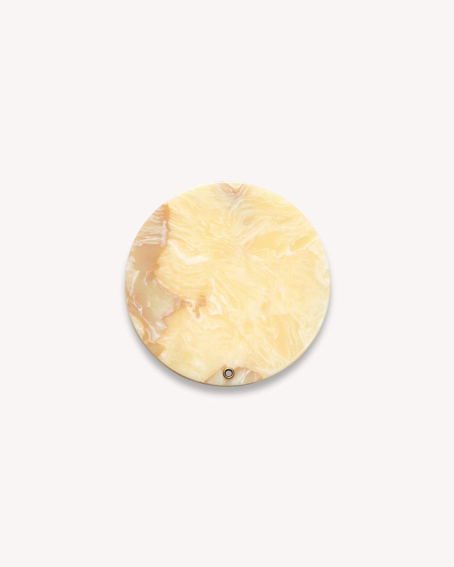 Circle Mirror in Crème