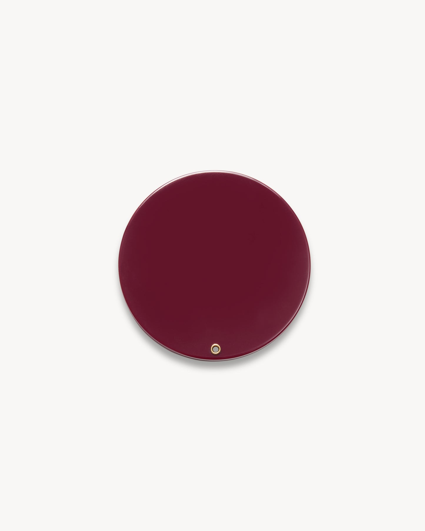 Circle Mirror in Oxblood