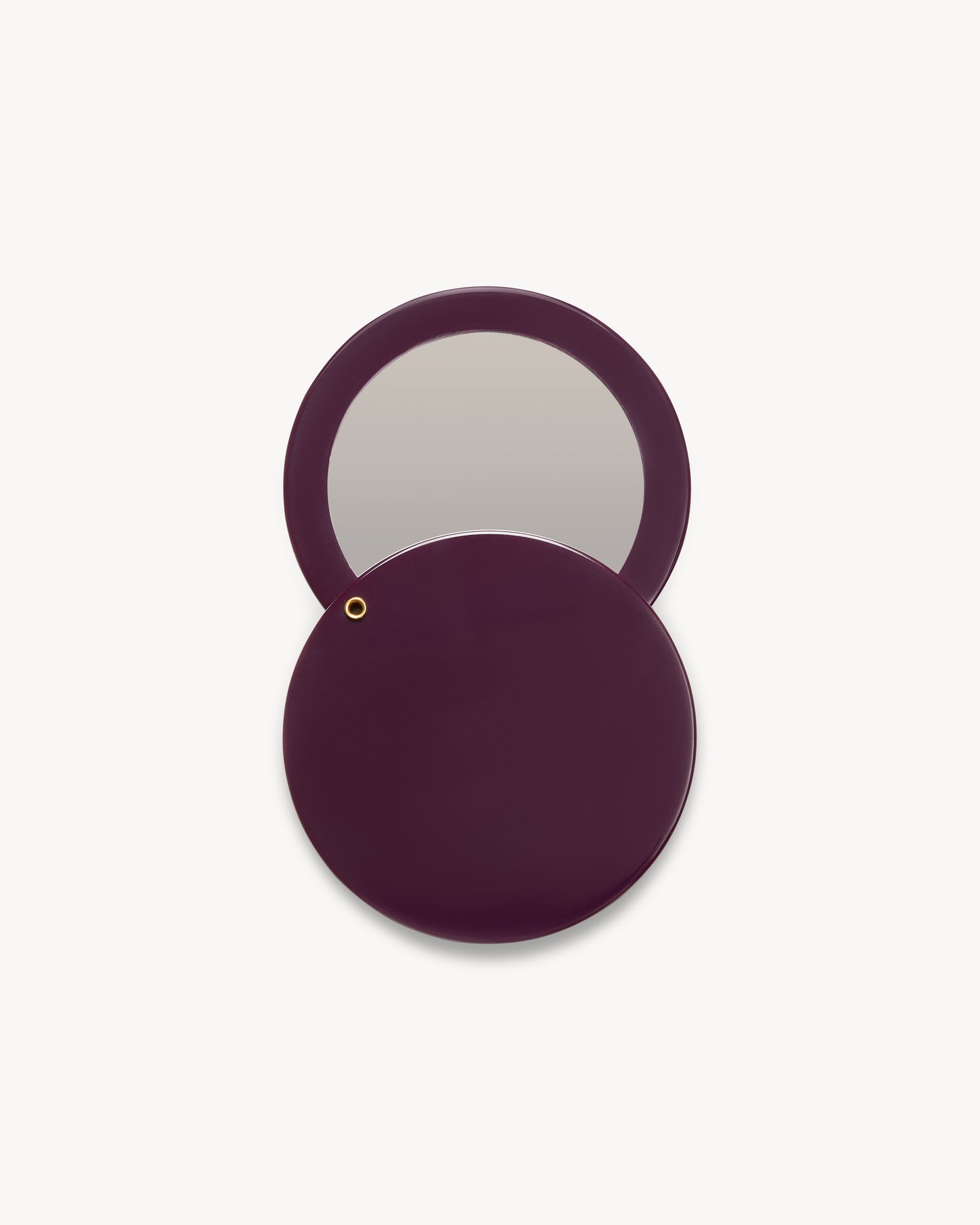 Circle Mirror in Royal Peony