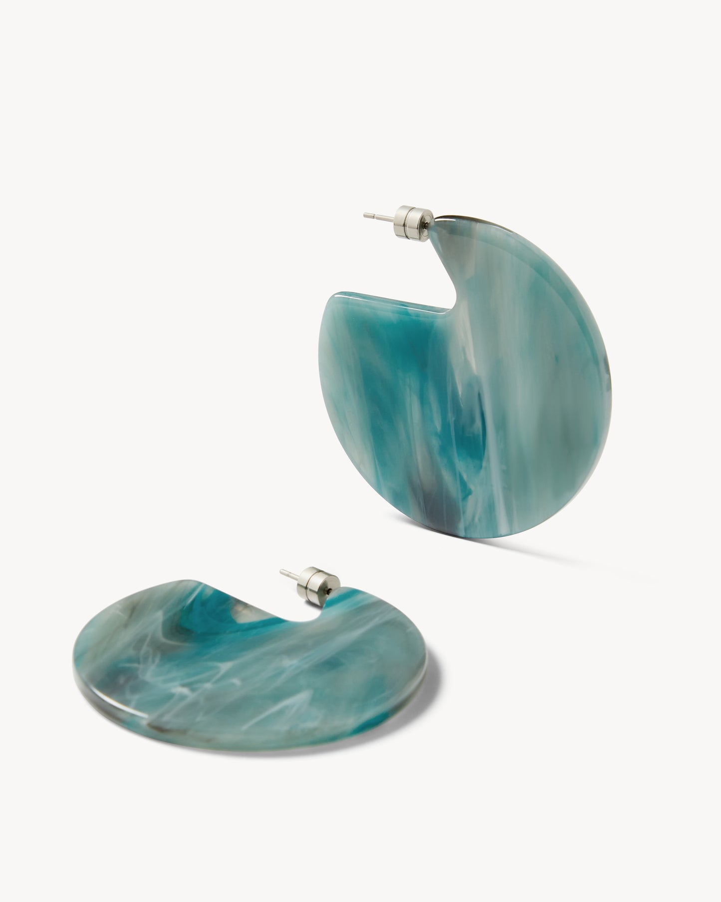 Clare Earrings in Jadeite