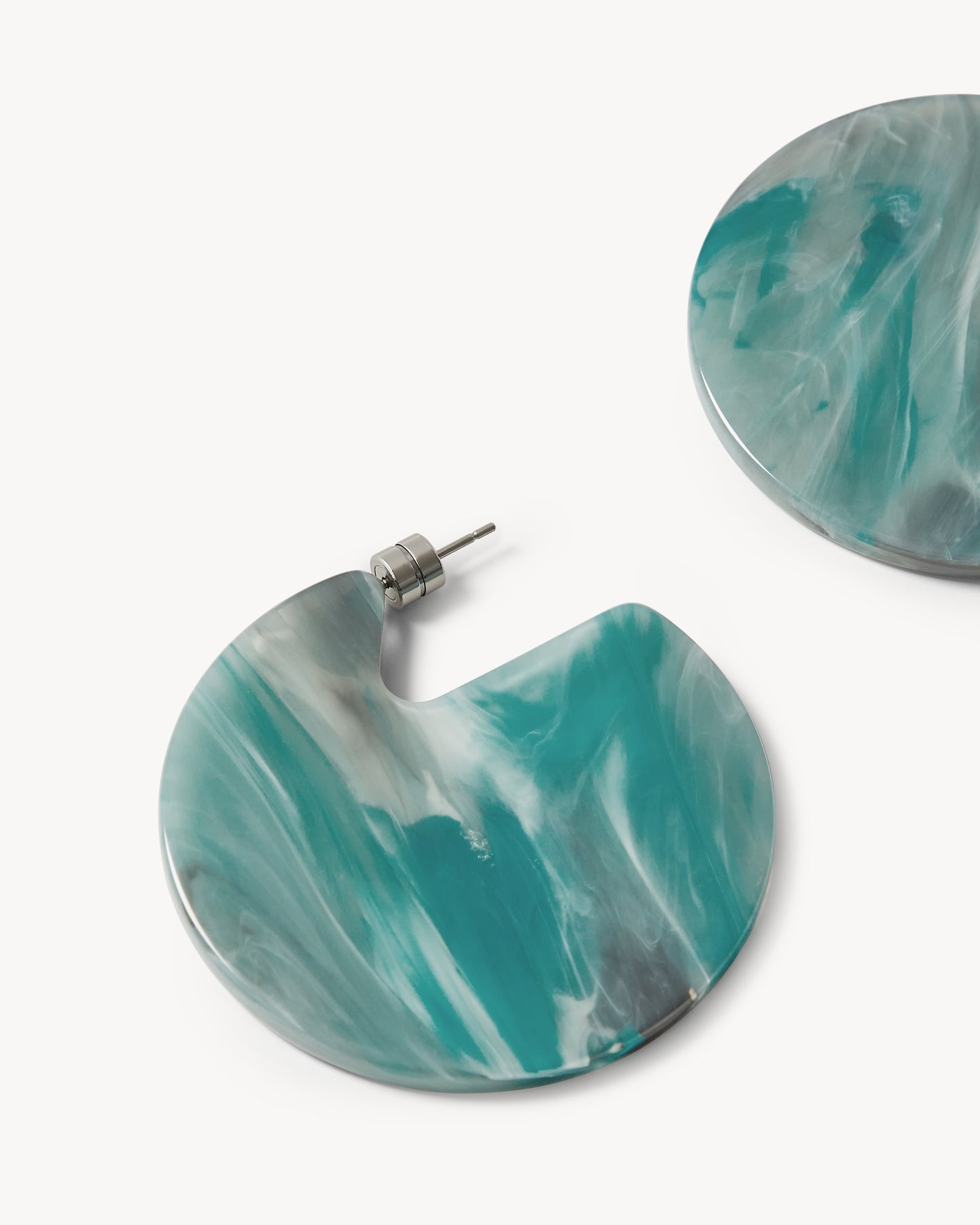 Clare Earrings in Jadeite