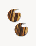 Clare Earrings in Tiger's Eye