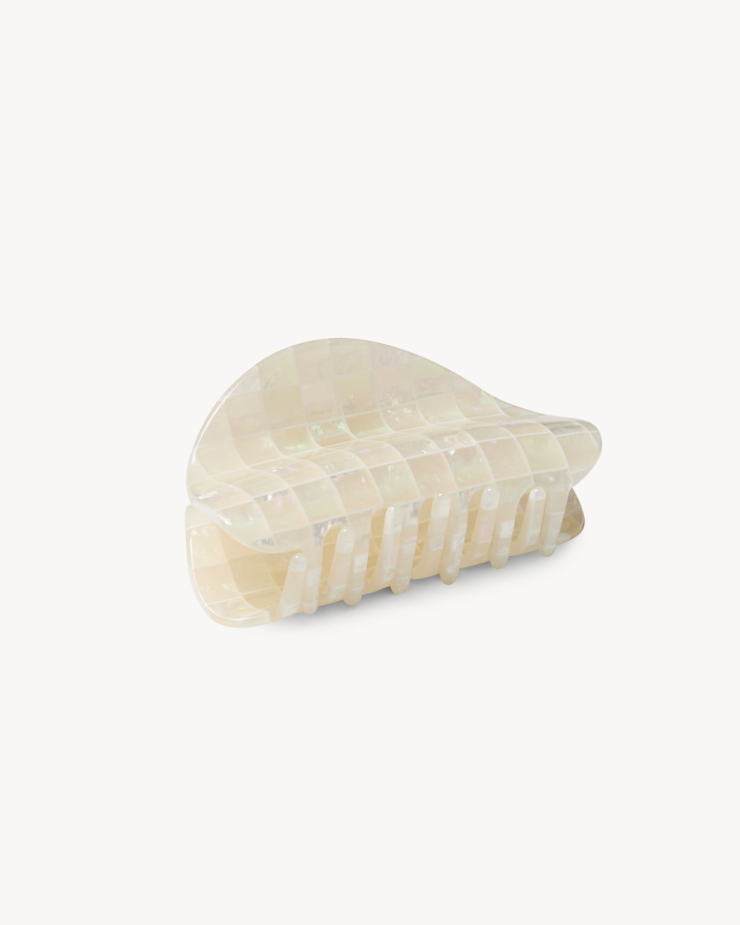 Crescent Claw in Opalite Shell Checker