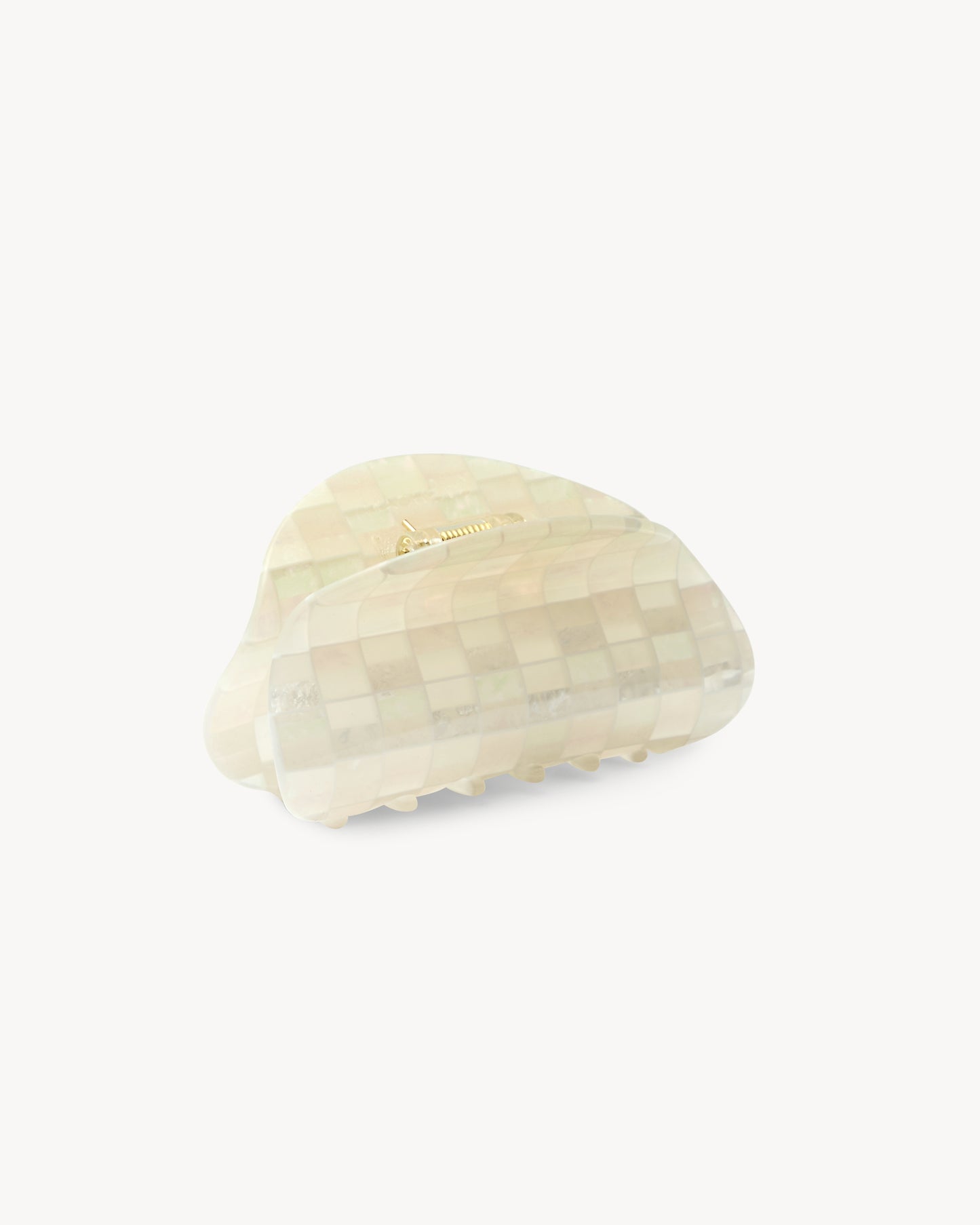 Crescent Claw in Opalite Shell Checker