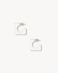 Atlas Hoops in Clear