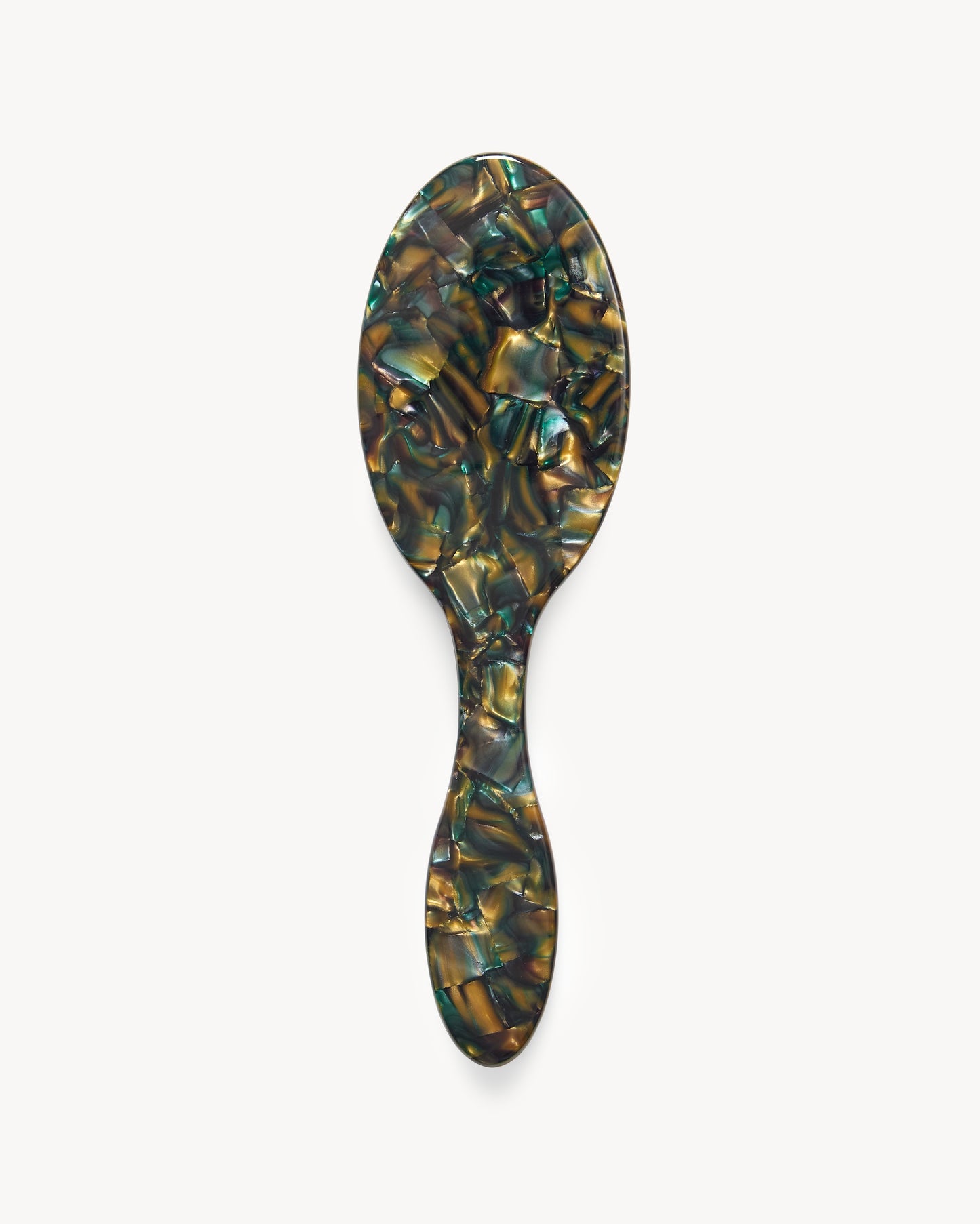 Everyday Detangling Hair Brush in Green Tortoise