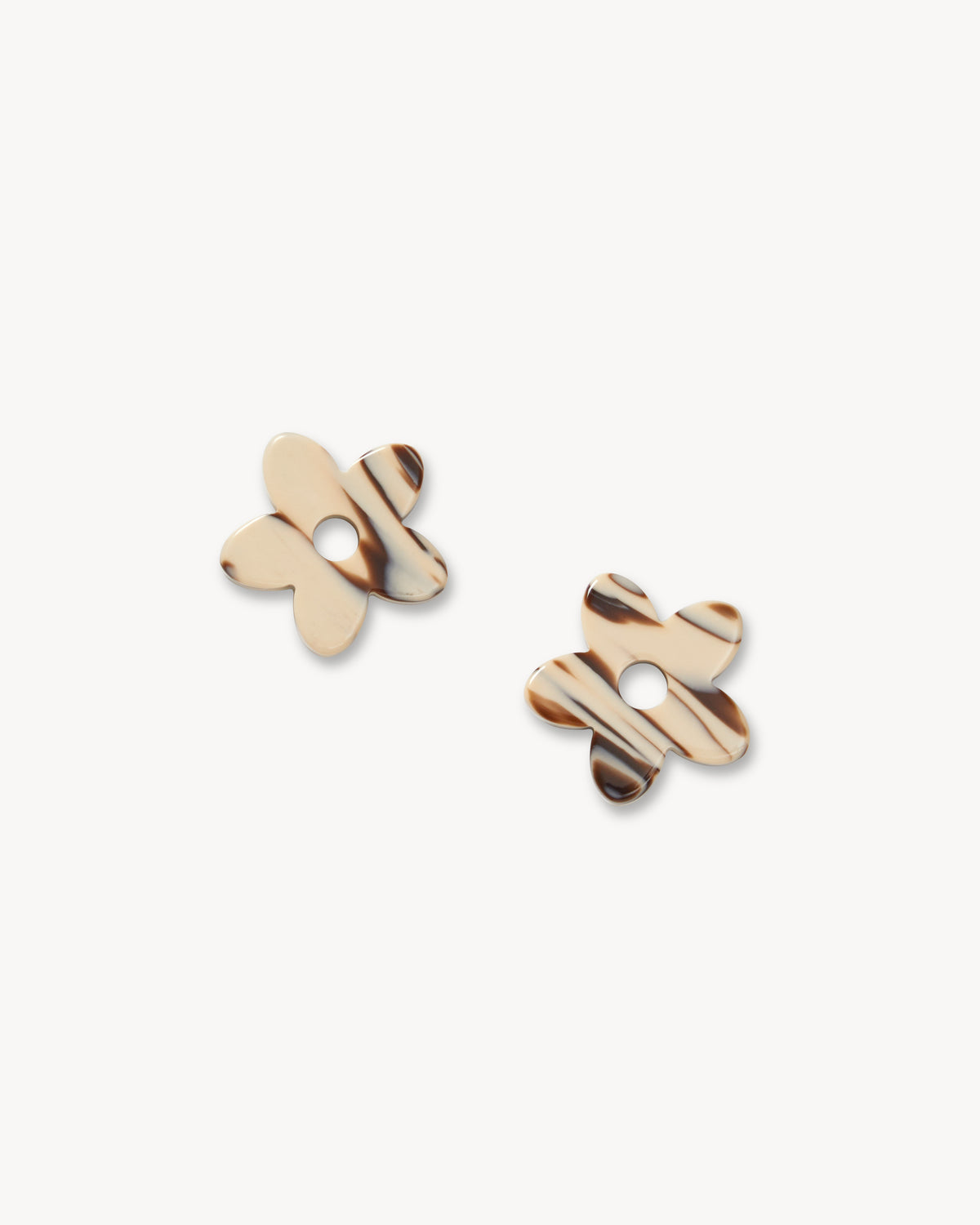 Petite Flower Charms in Ganache