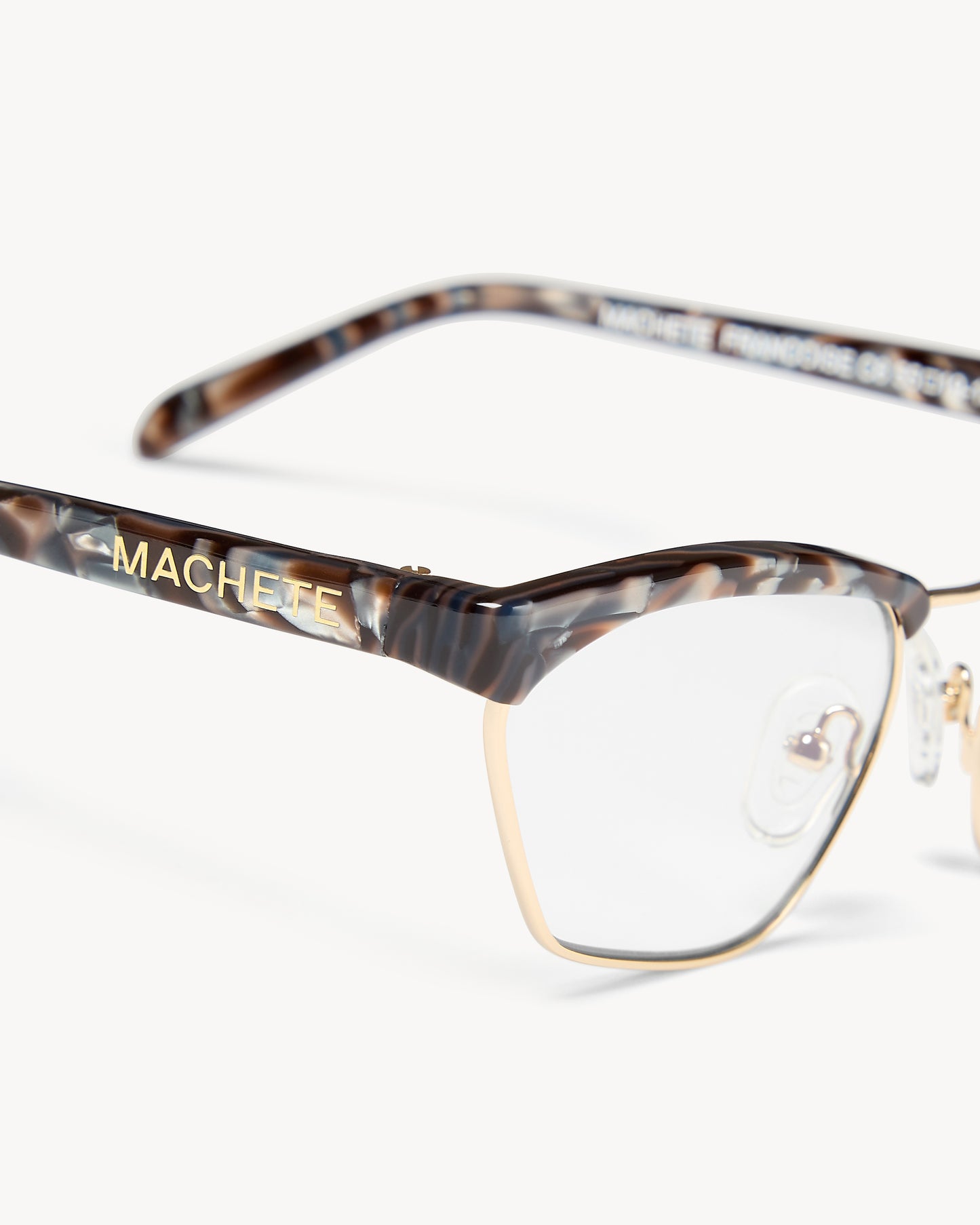 Francoise Frames in Blue Horn