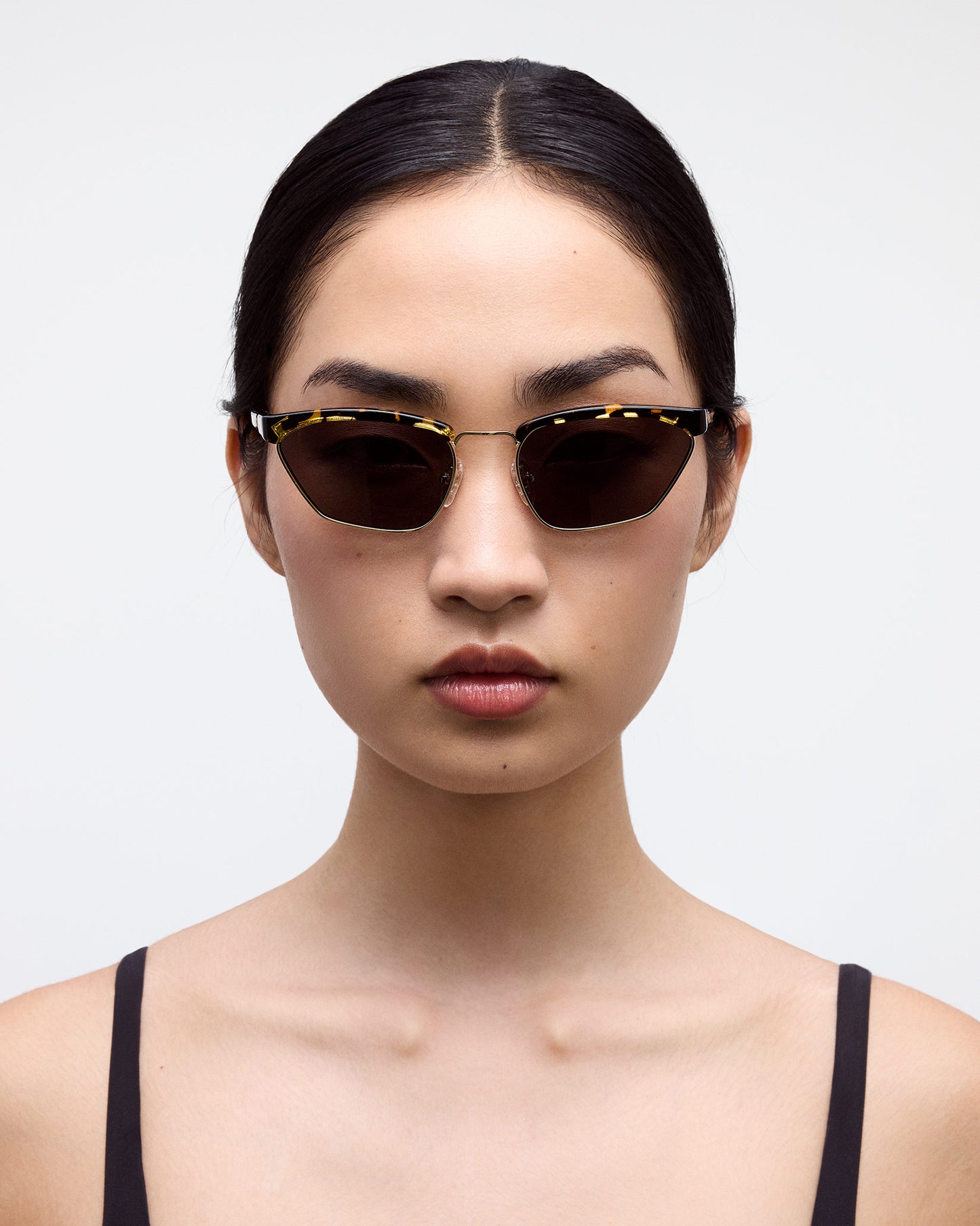 Francoise Sunglasses in White Shell