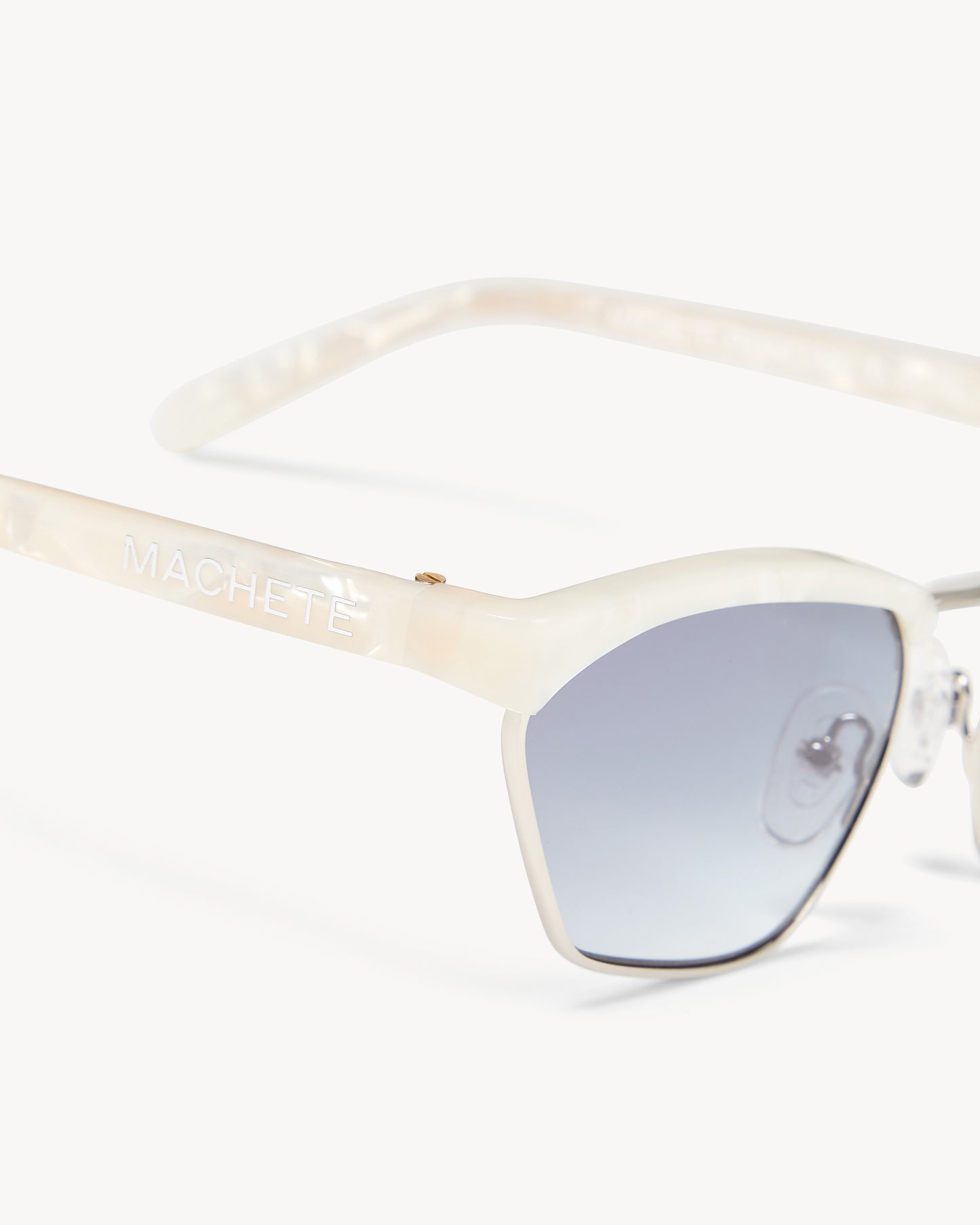 Francoise Sunglasses in White Shell