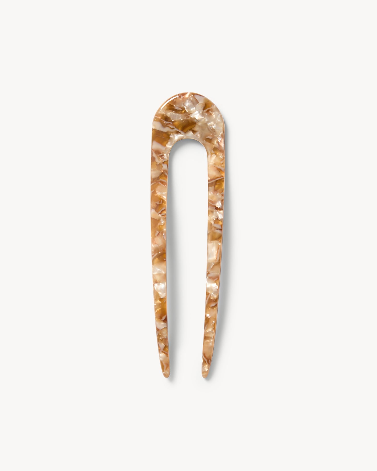 French Hair Pin in Baja Tortoise