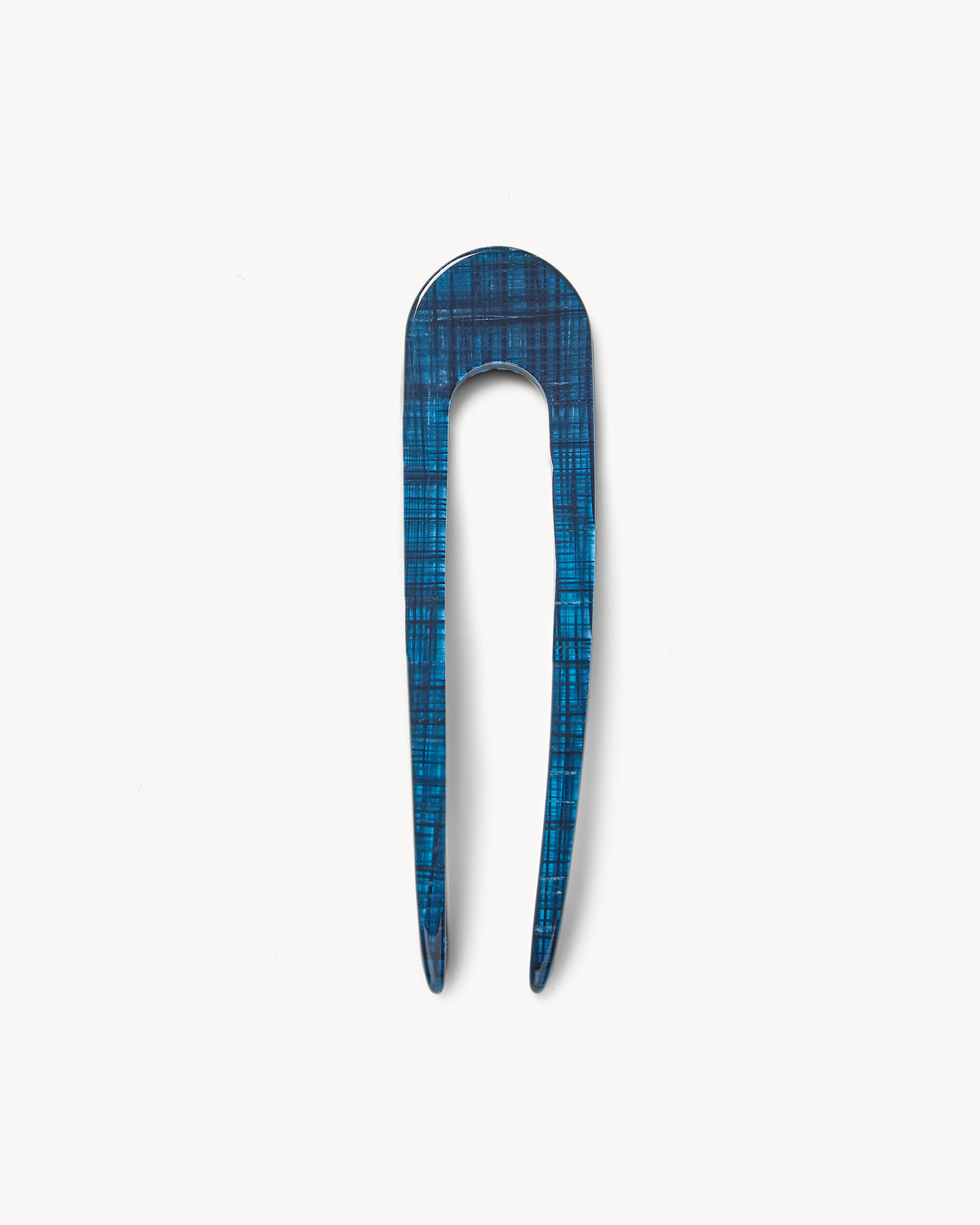 French Hair Pin in Chambray