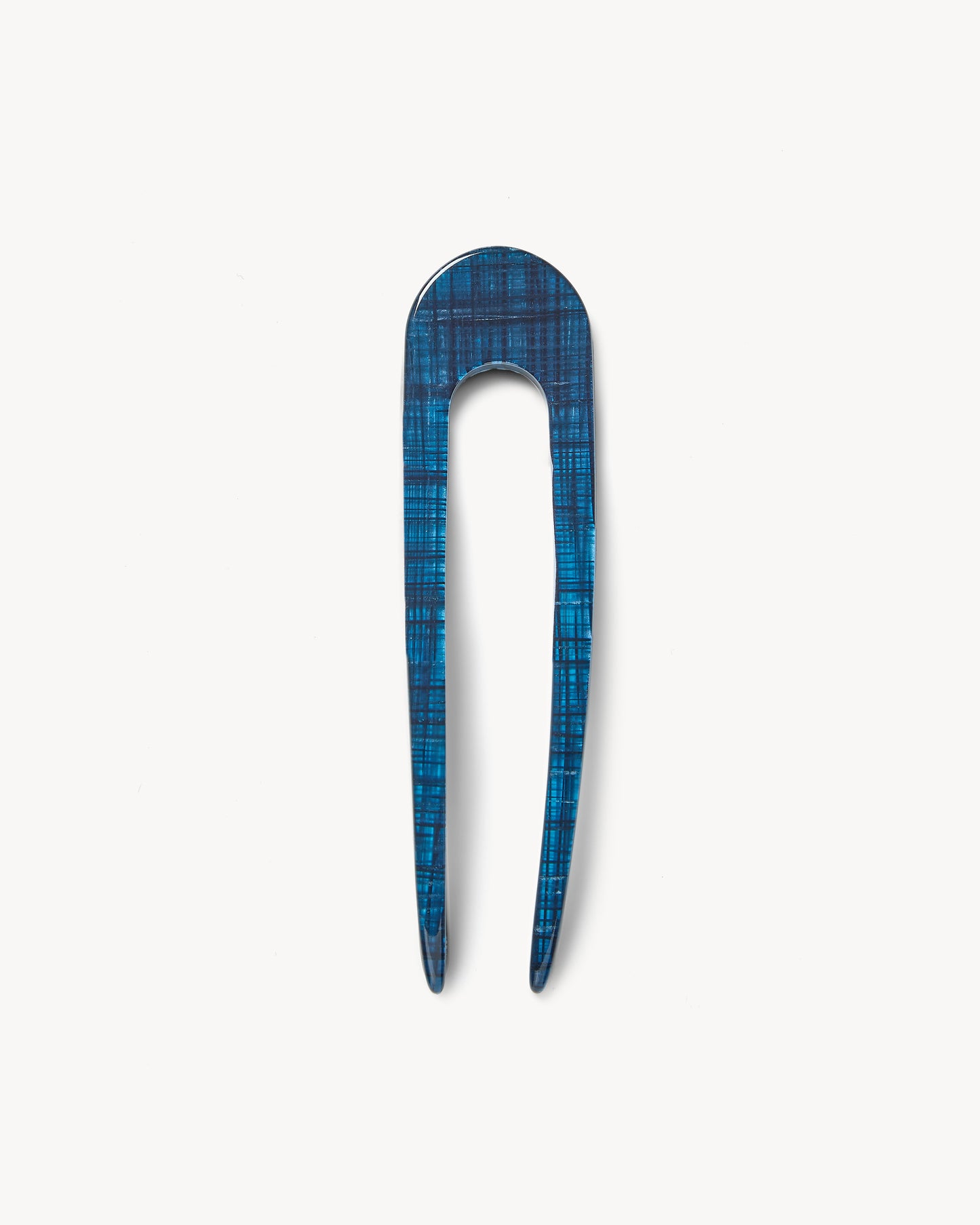 French Hair Pin in Chambray