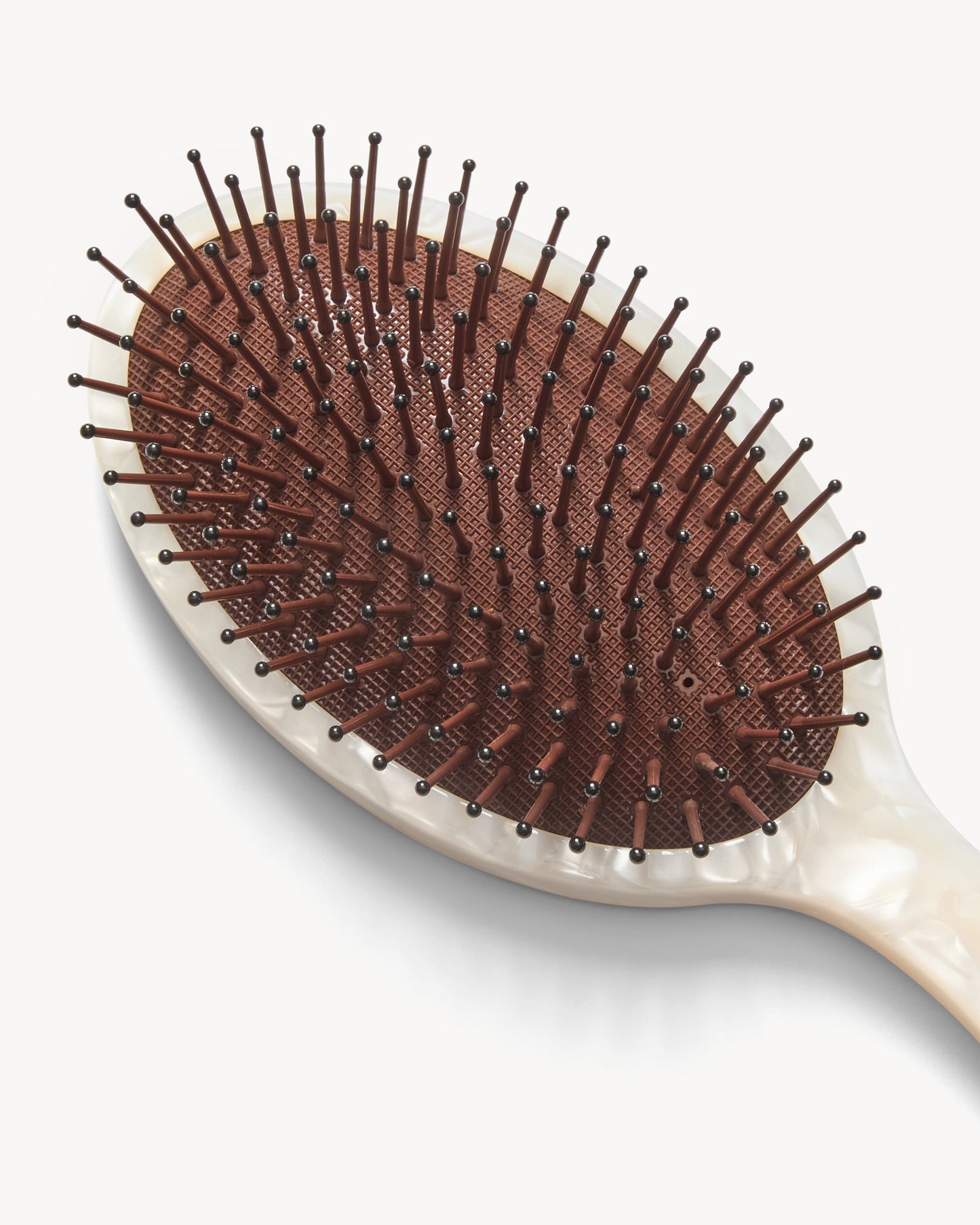 Grande Detangling Hair Brush in White Shell