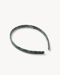 Ultralight Thin Headband in Black & Green