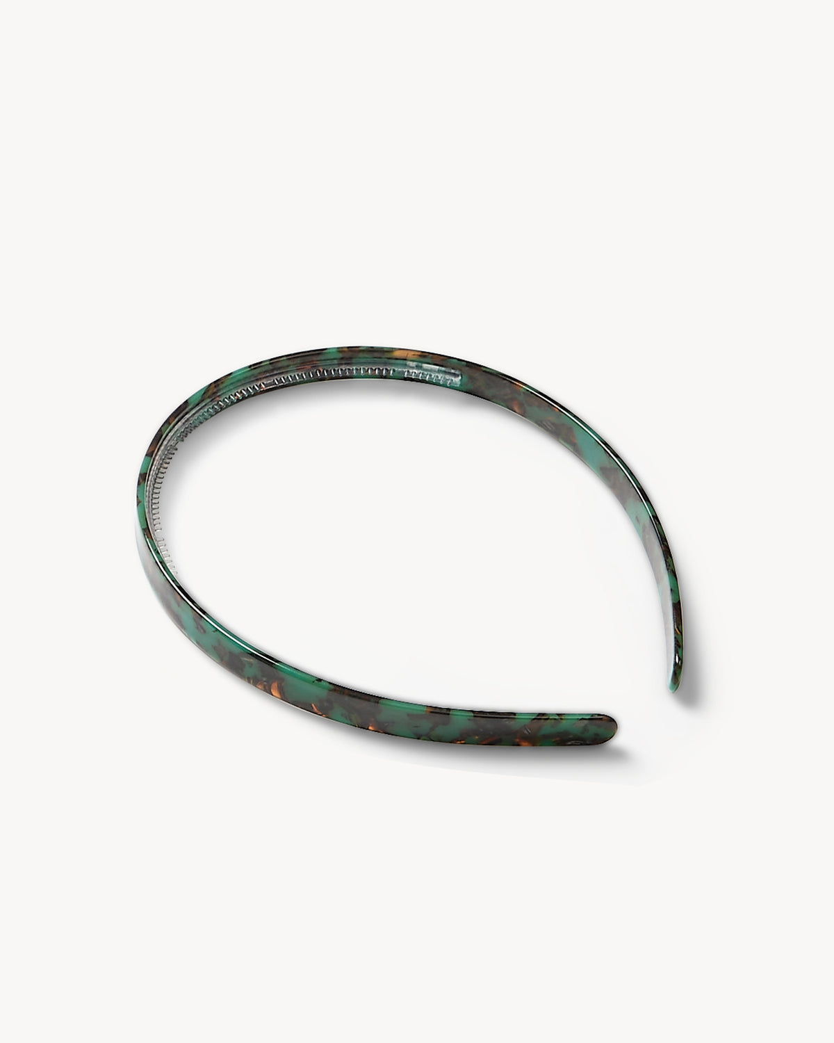 Ultralight Thin Headband in Black & Green