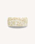 Jumbo Box Barrette in Ivory