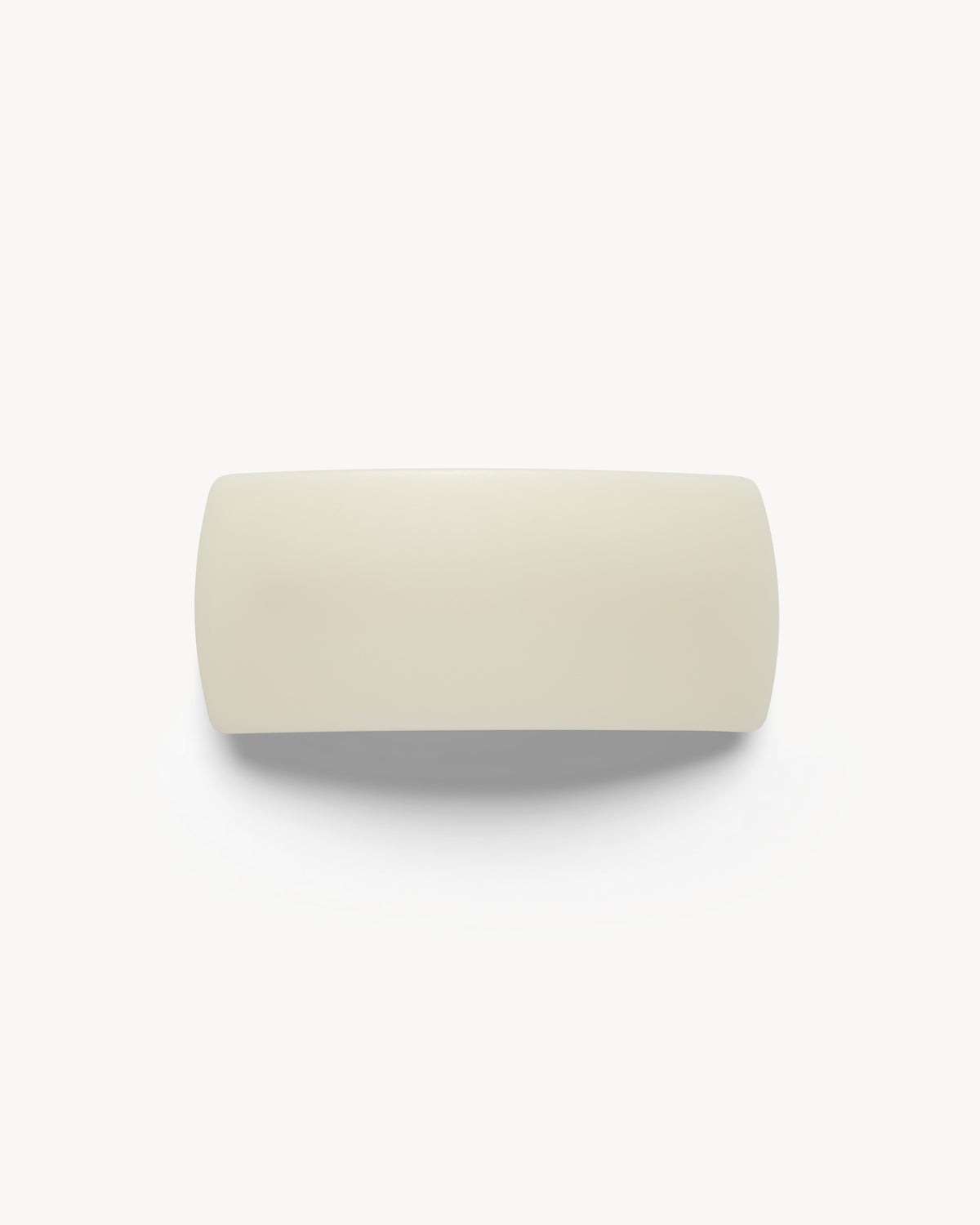 Jumbo Box Barrette in Milk Glass Matte