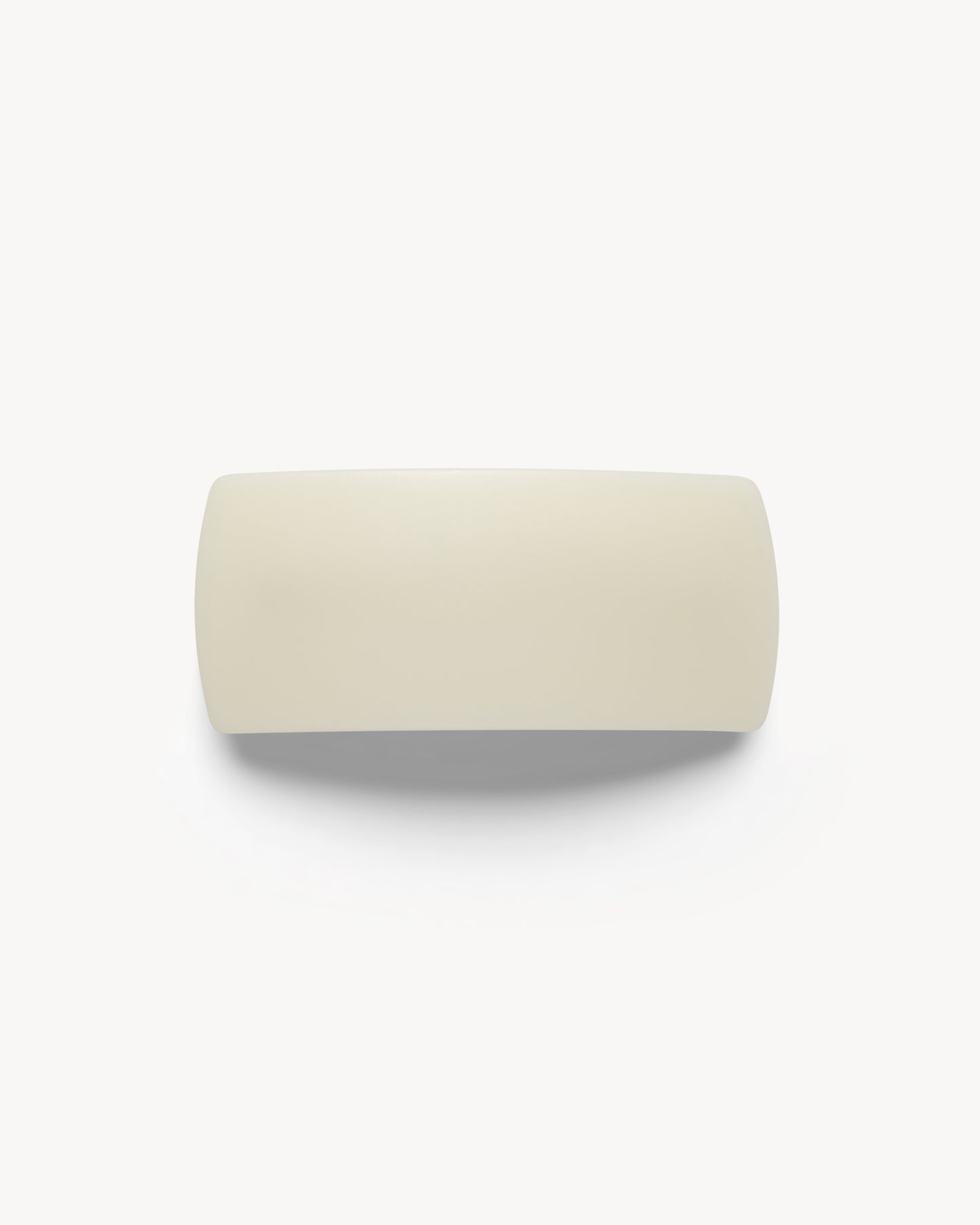 Jumbo Box Barrette in Milk Glass Matte