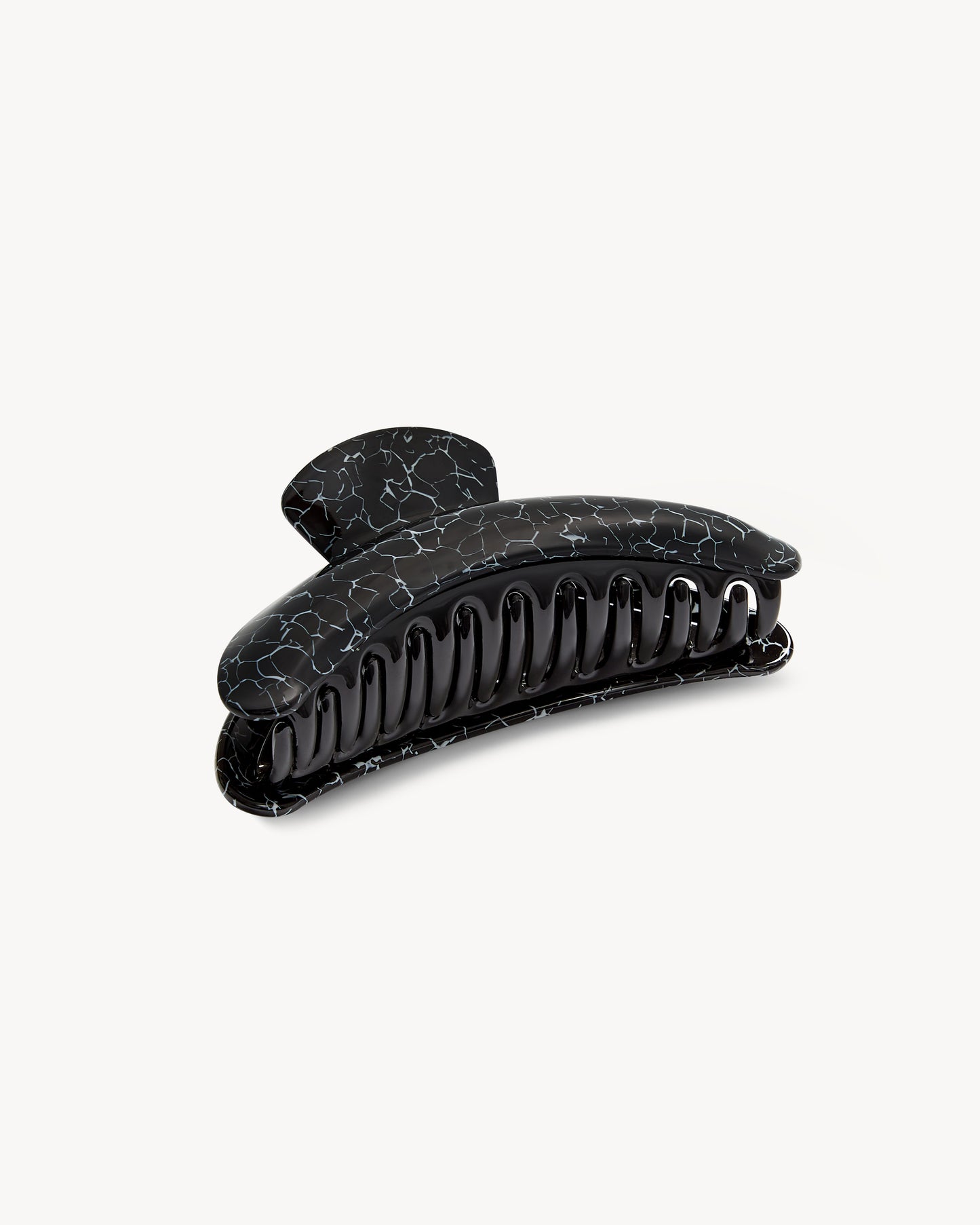 Jumbo Heirloom Claw in Black Marble