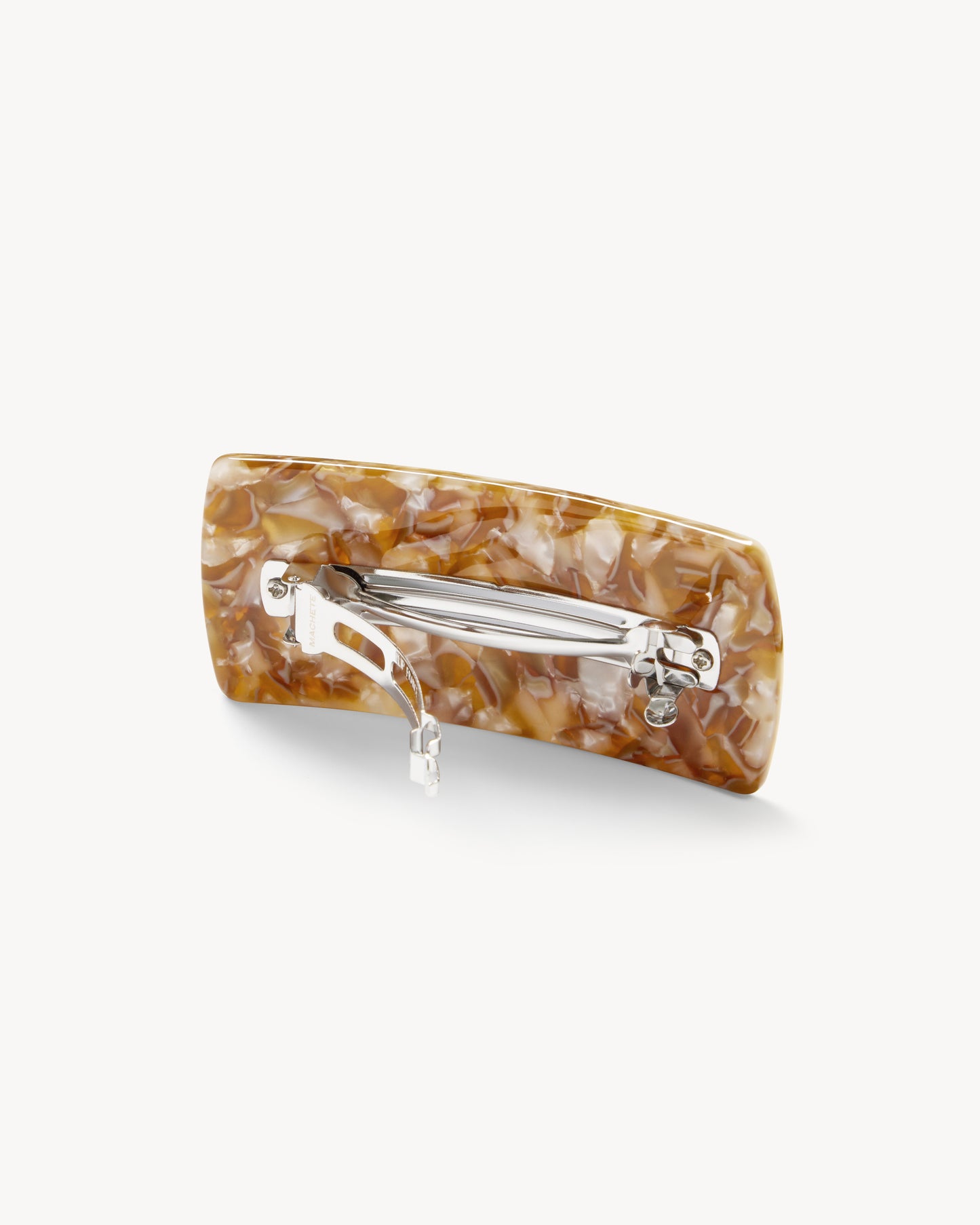 Jumbo Box Barrette in Baja Tortoise
