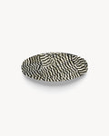 Jumbo Oval Barrette in Perle Noir