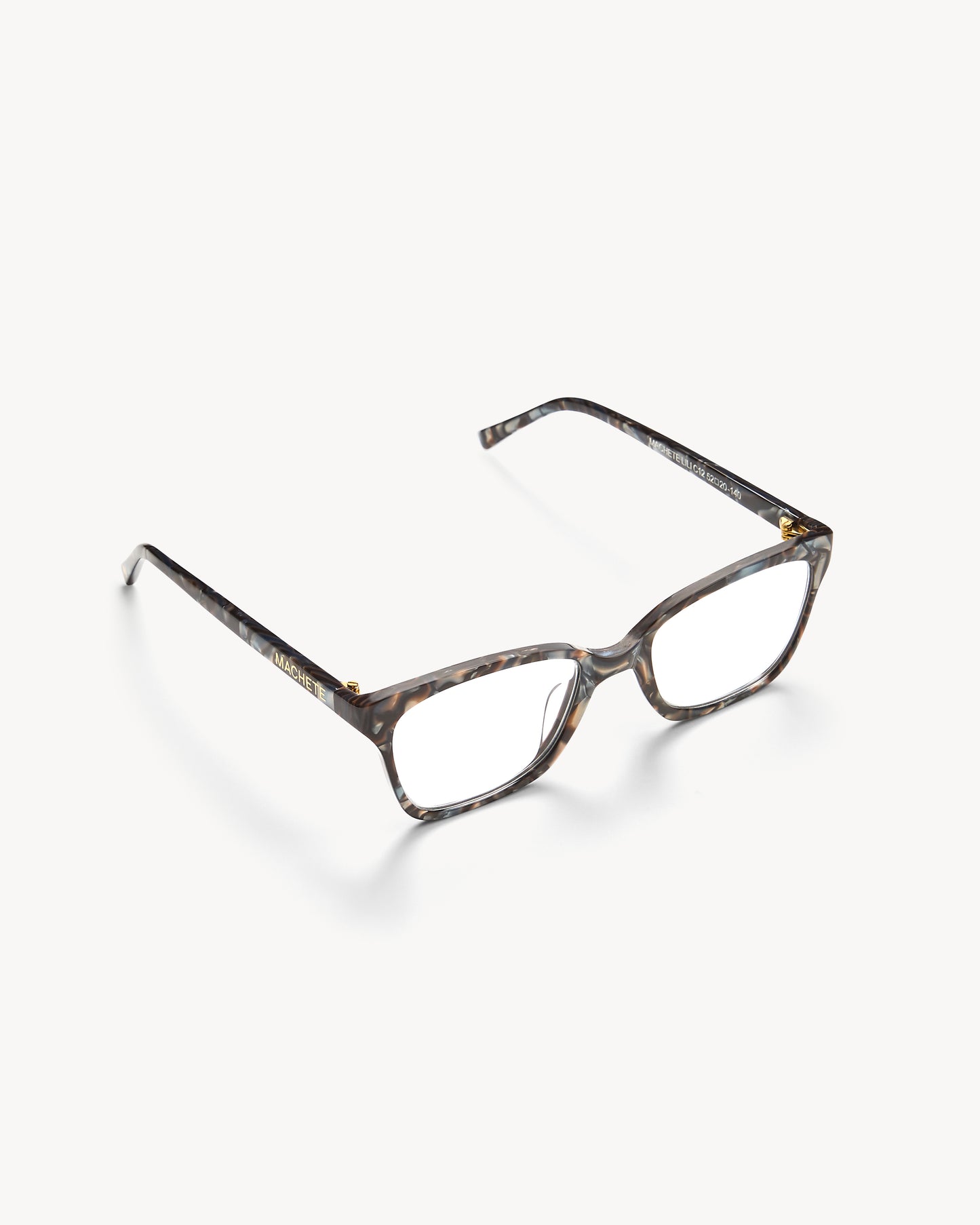 Lili Glasses in Blue Horn