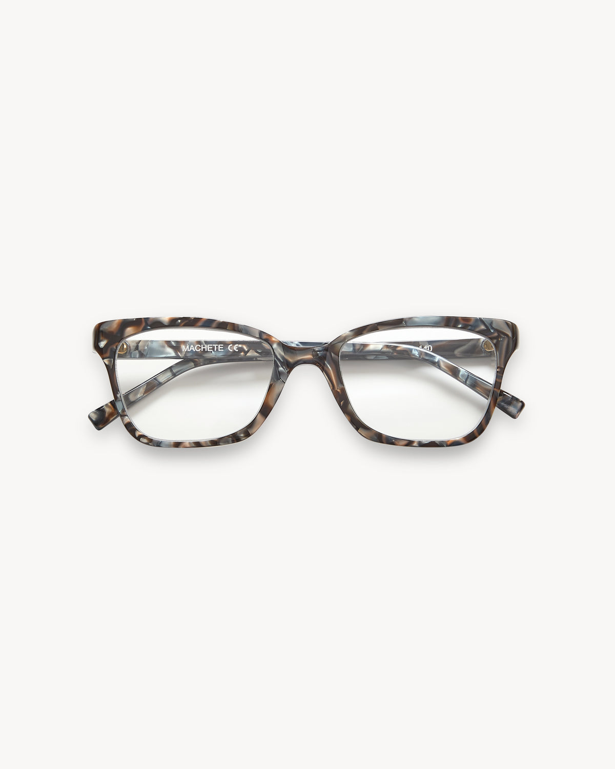 Lili Glasses in Blue Horn