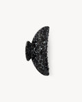 Midi Heirloom Claw in Black Marble